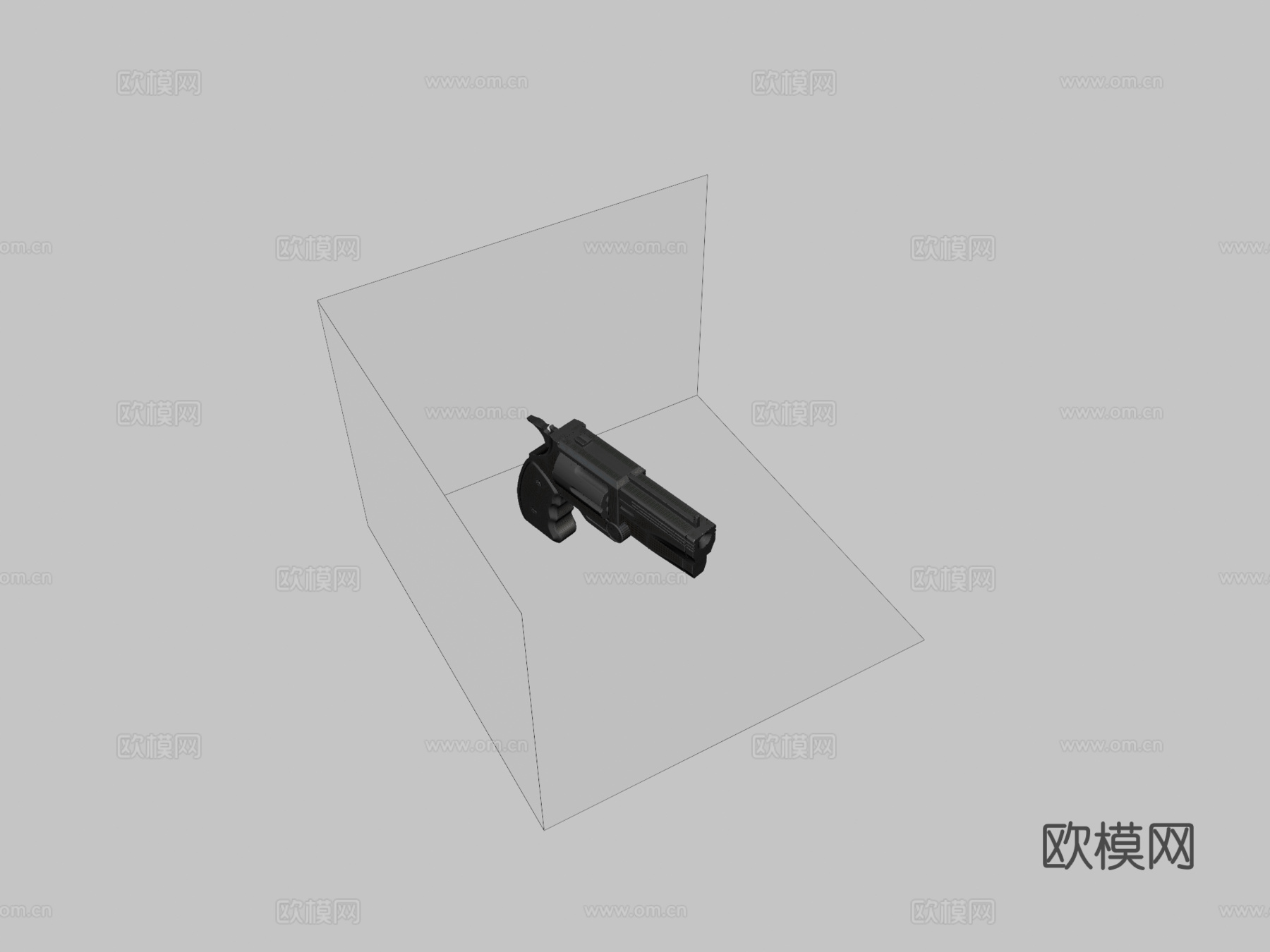 Cgc左轮手枪su模型