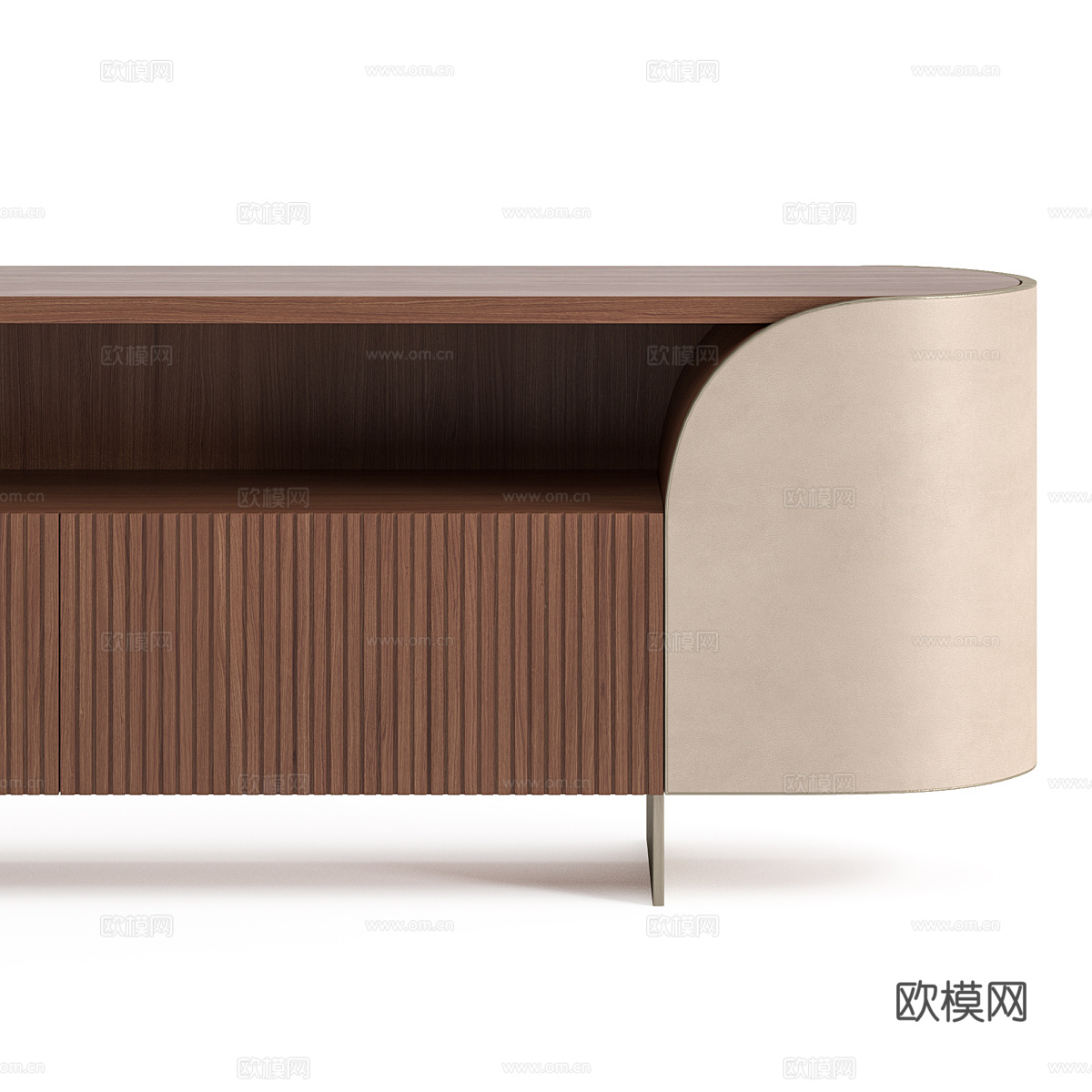 现代意式电视柜3d模型