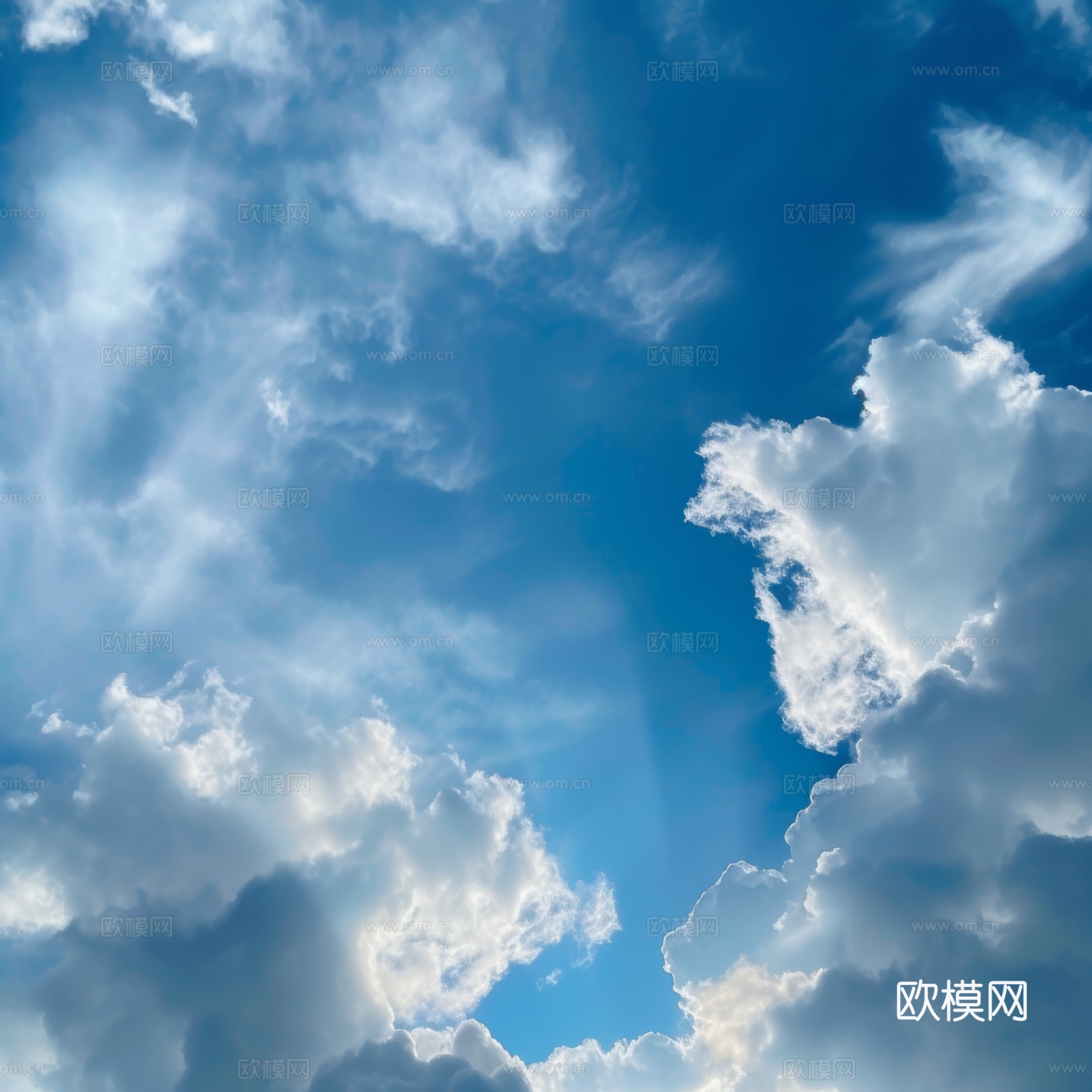 外景天空蓝天白云