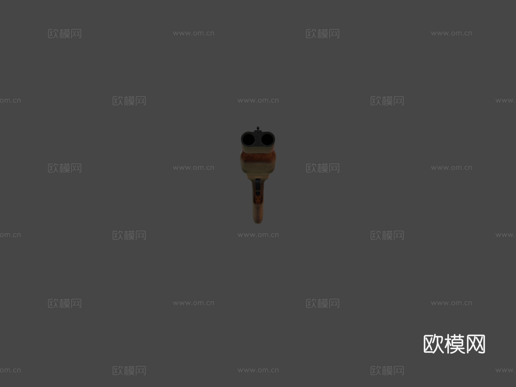 阴阳 - 双管3d模型