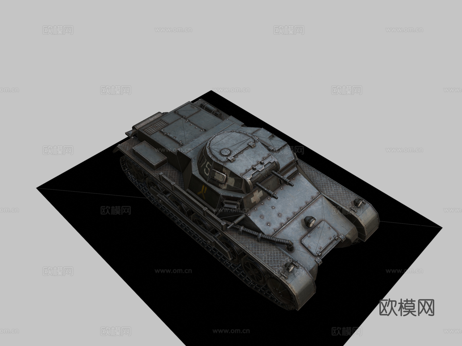 德国轻型坦克潘泽IB（SdKfz 101）su模型