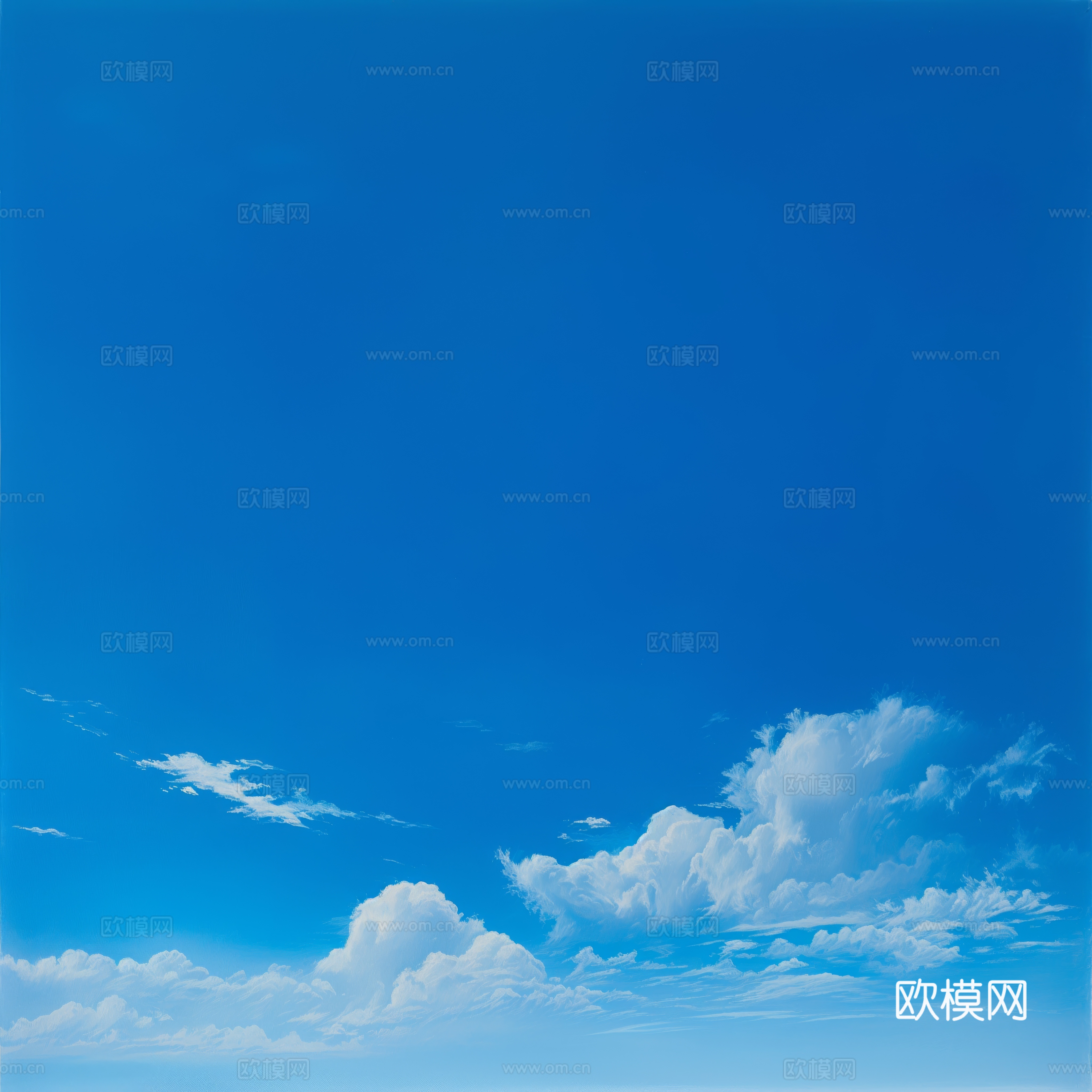 外景天空蓝天白云