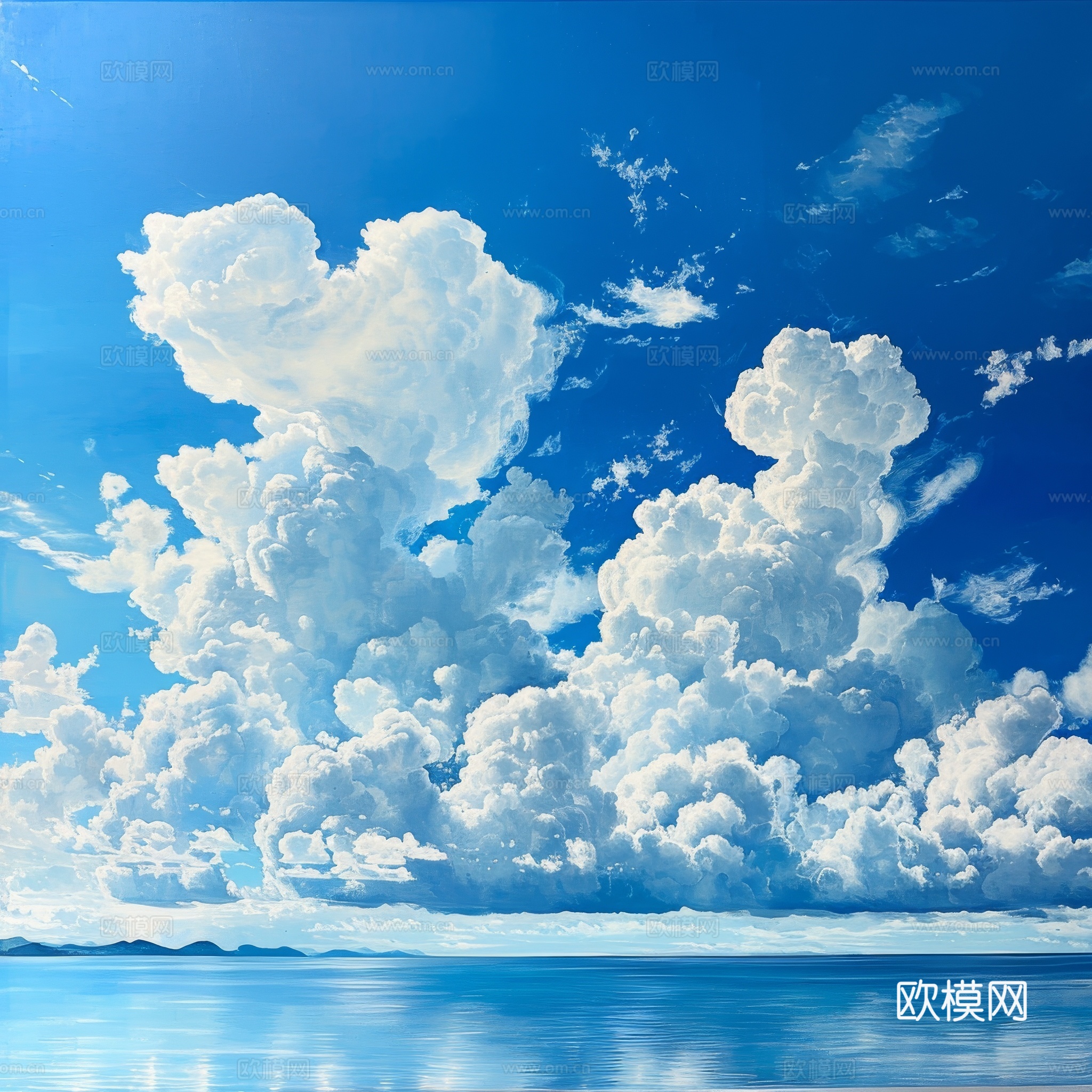 外景天空蓝天白云