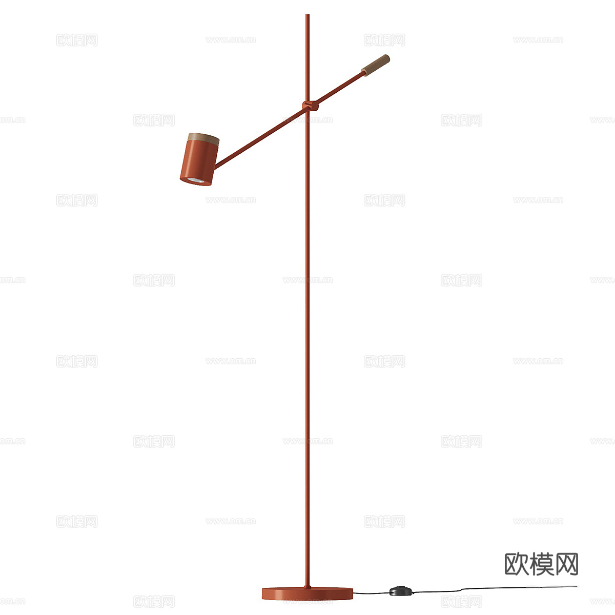 现代极简落地灯3d模型