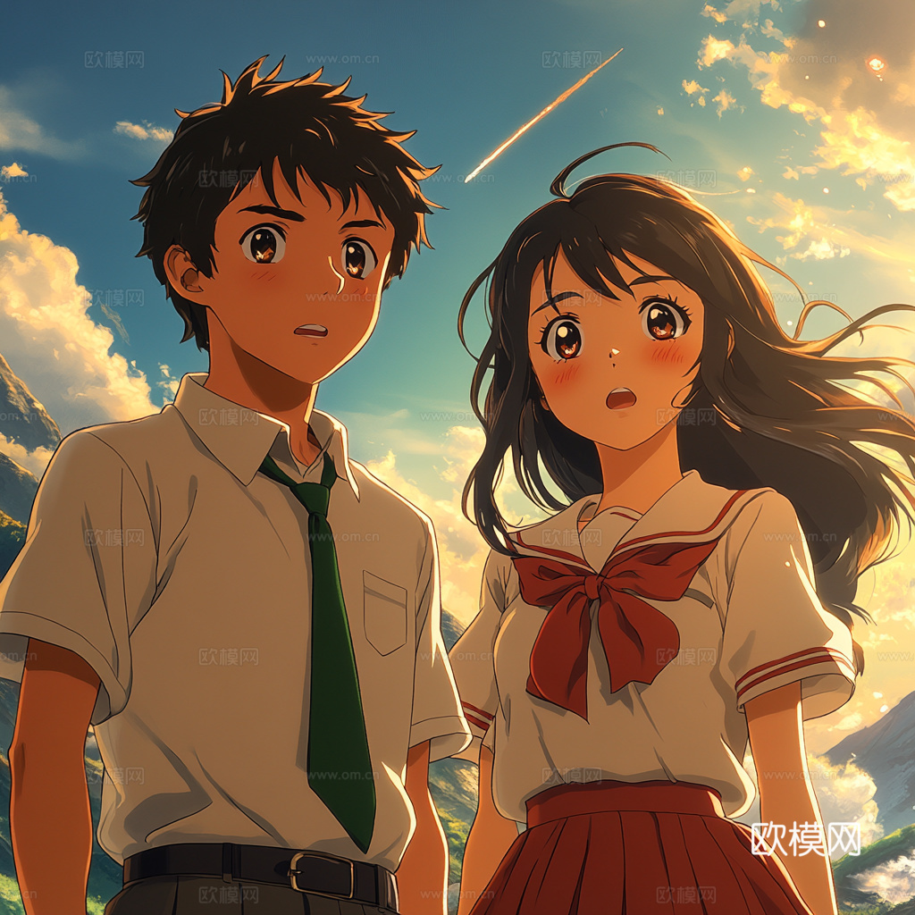 童趣卡通儿童房人物挂画下载（渲染图3）