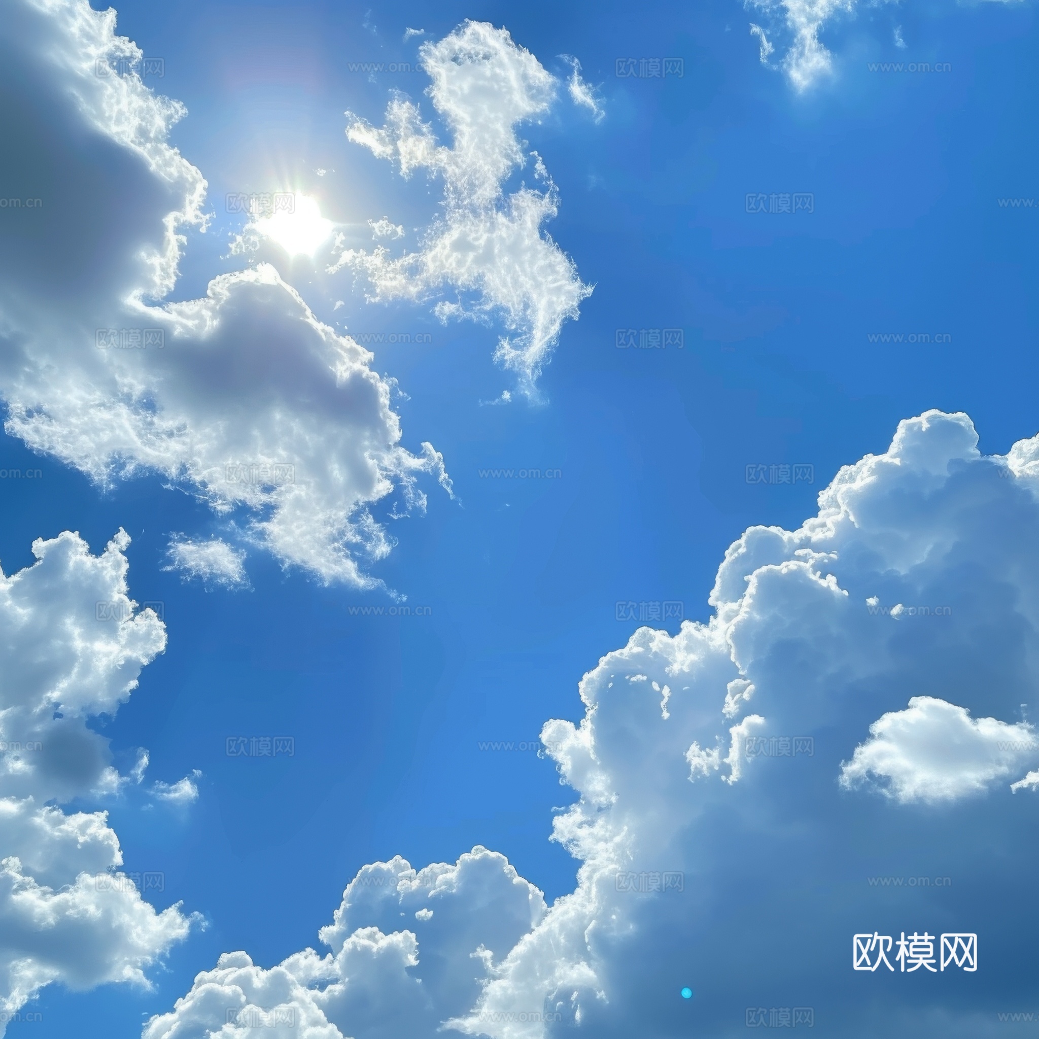 外景天空蓝天白云