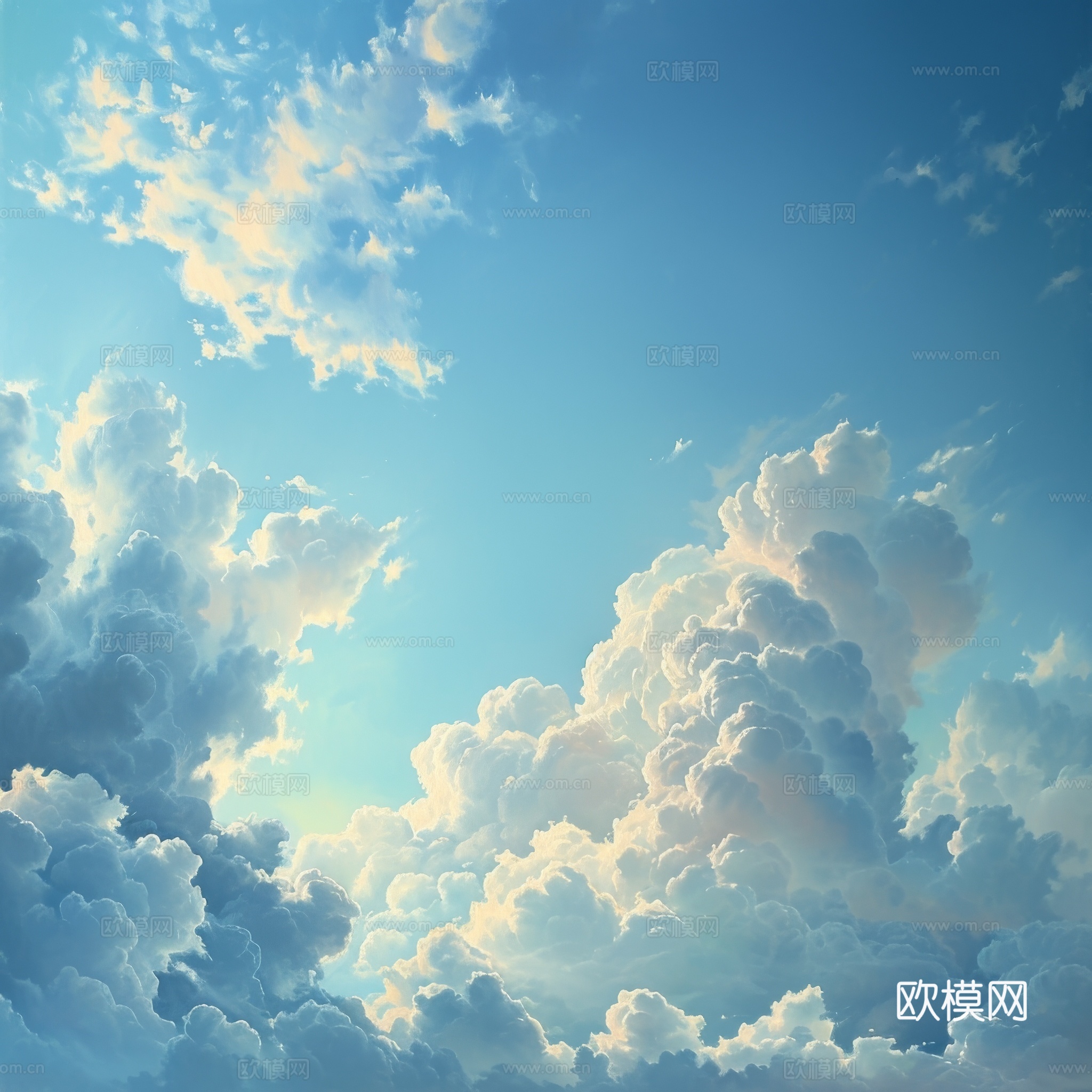 外景天空蓝天白云