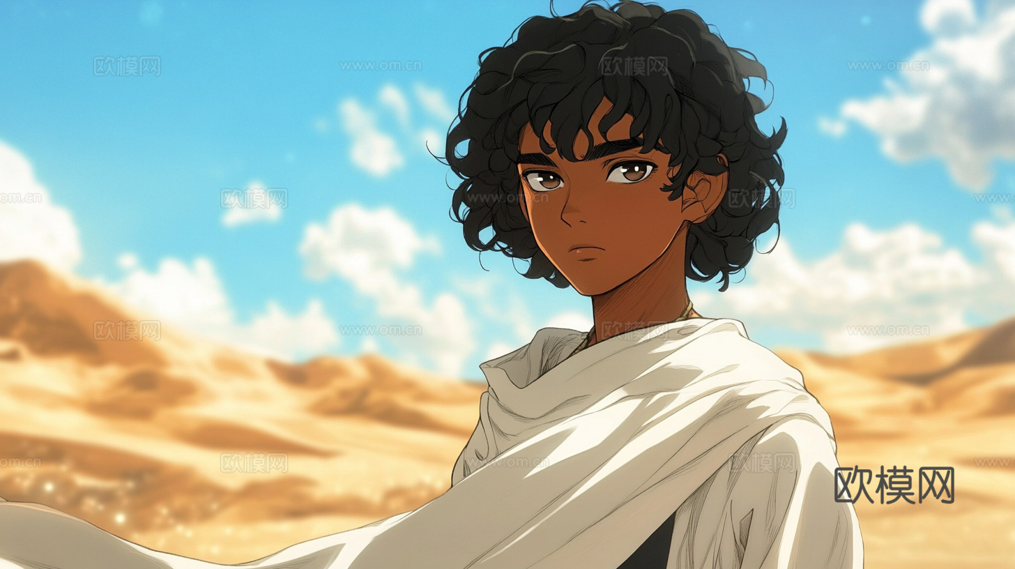 童趣卡通儿童房人物挂画下载（渲染图6）