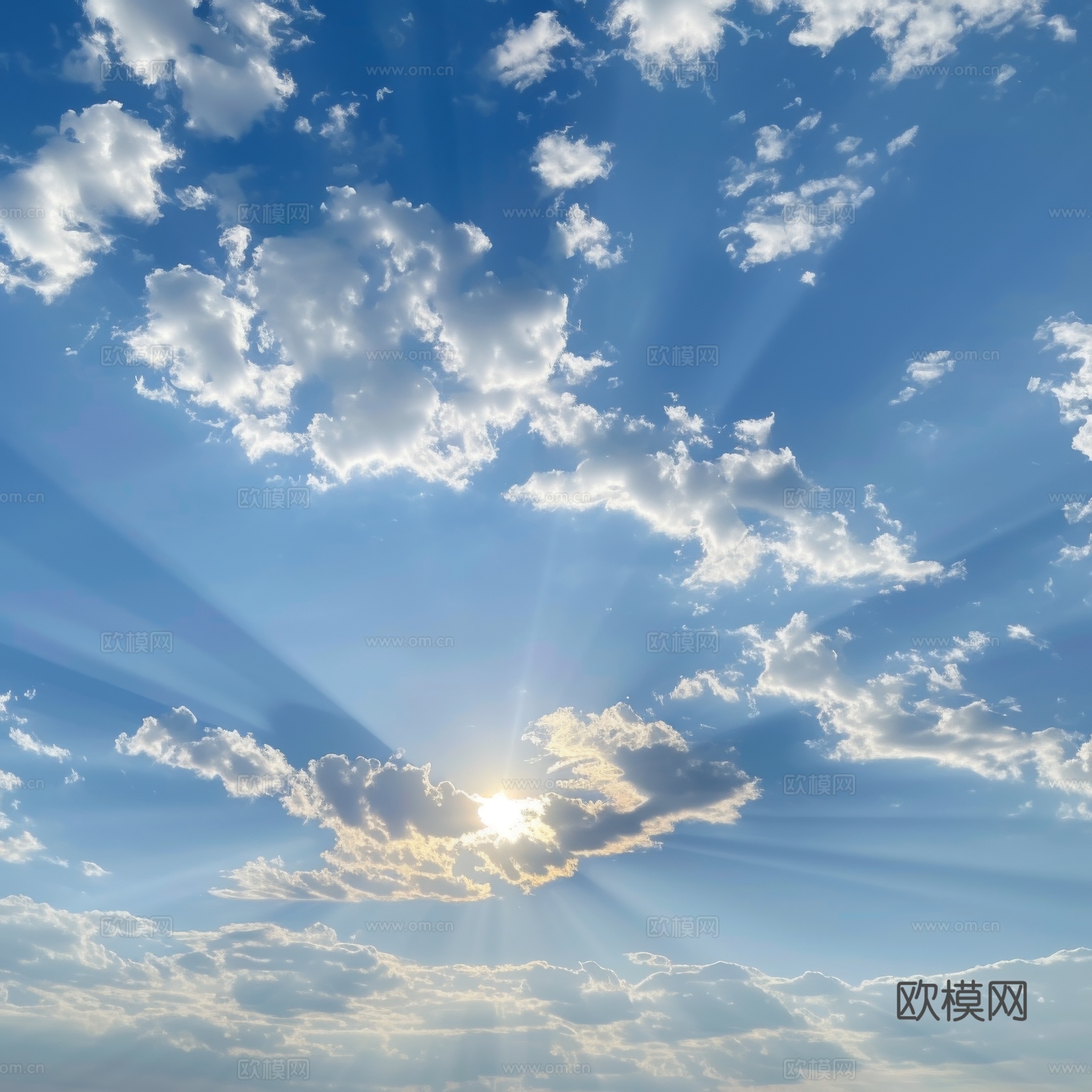 外景天空蓝天白云