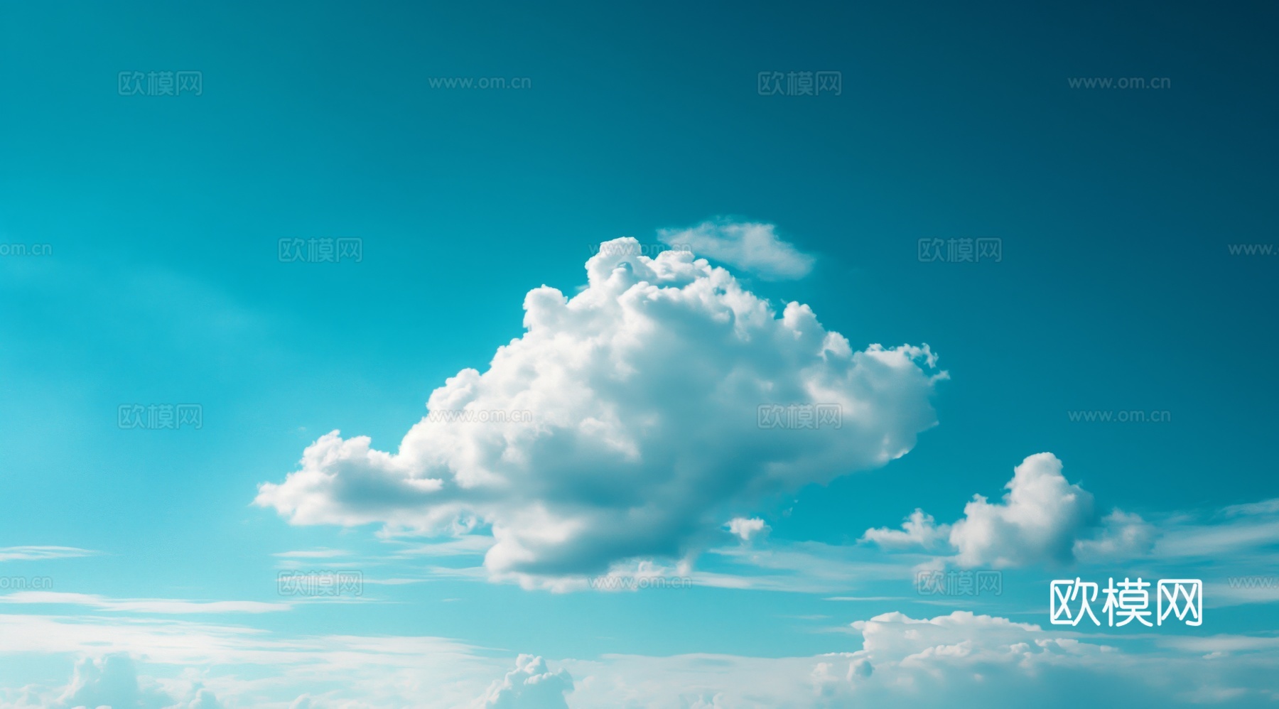 外景天空蓝天白云