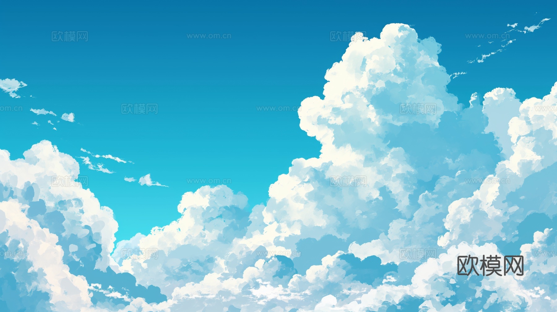 外景天空蓝天白云