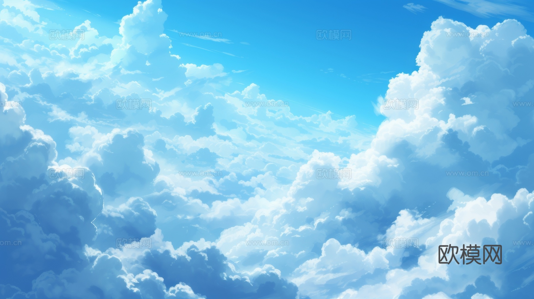 外景天空蓝天白云