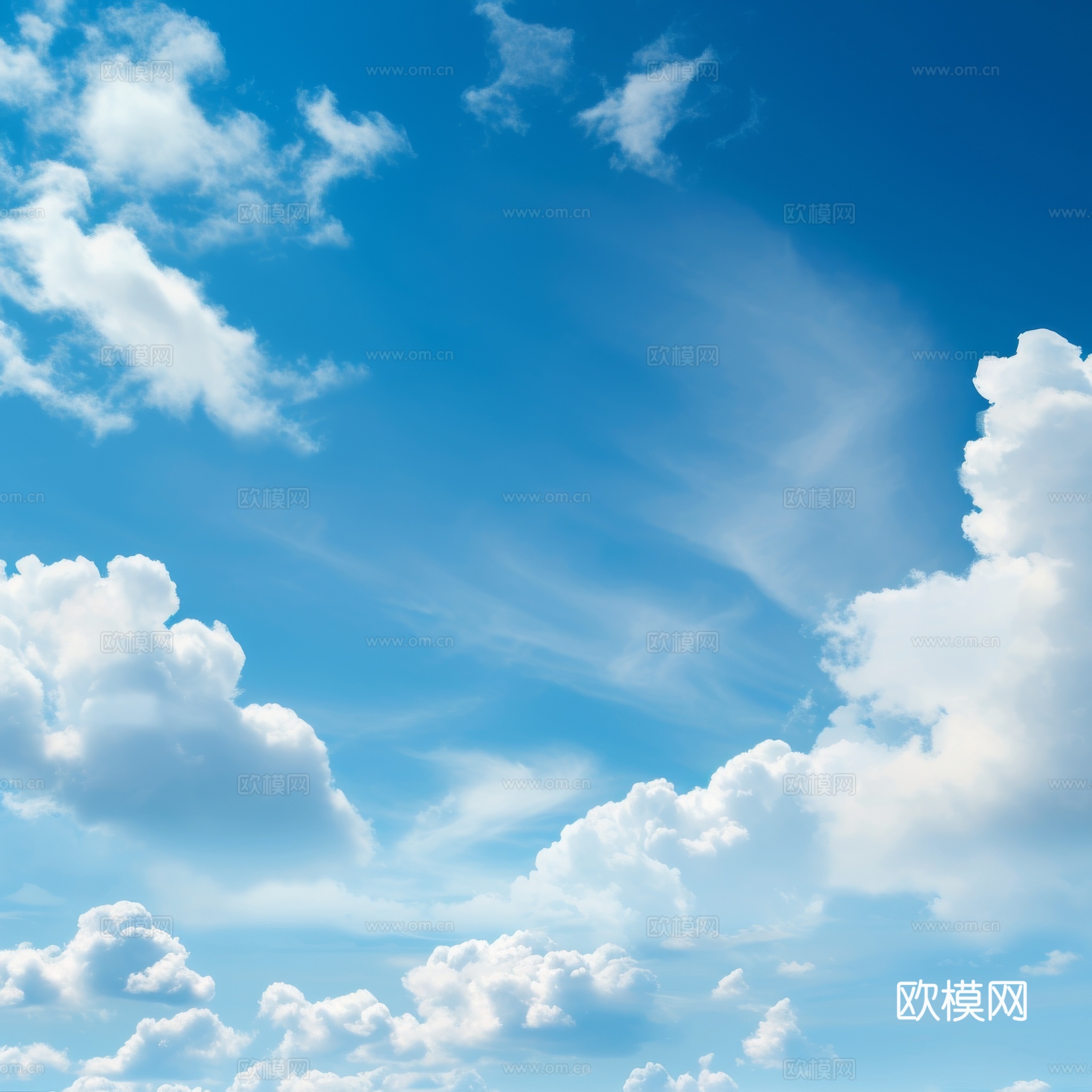 外景天空蓝天白云