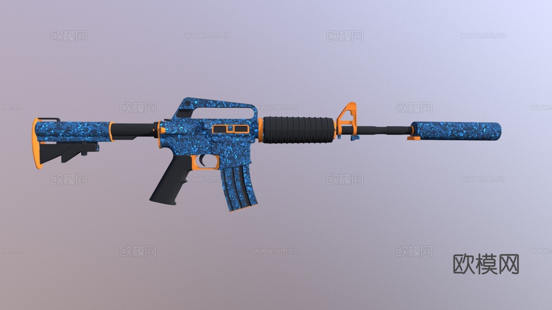 m4a1-s - 蛇猎人3d模型