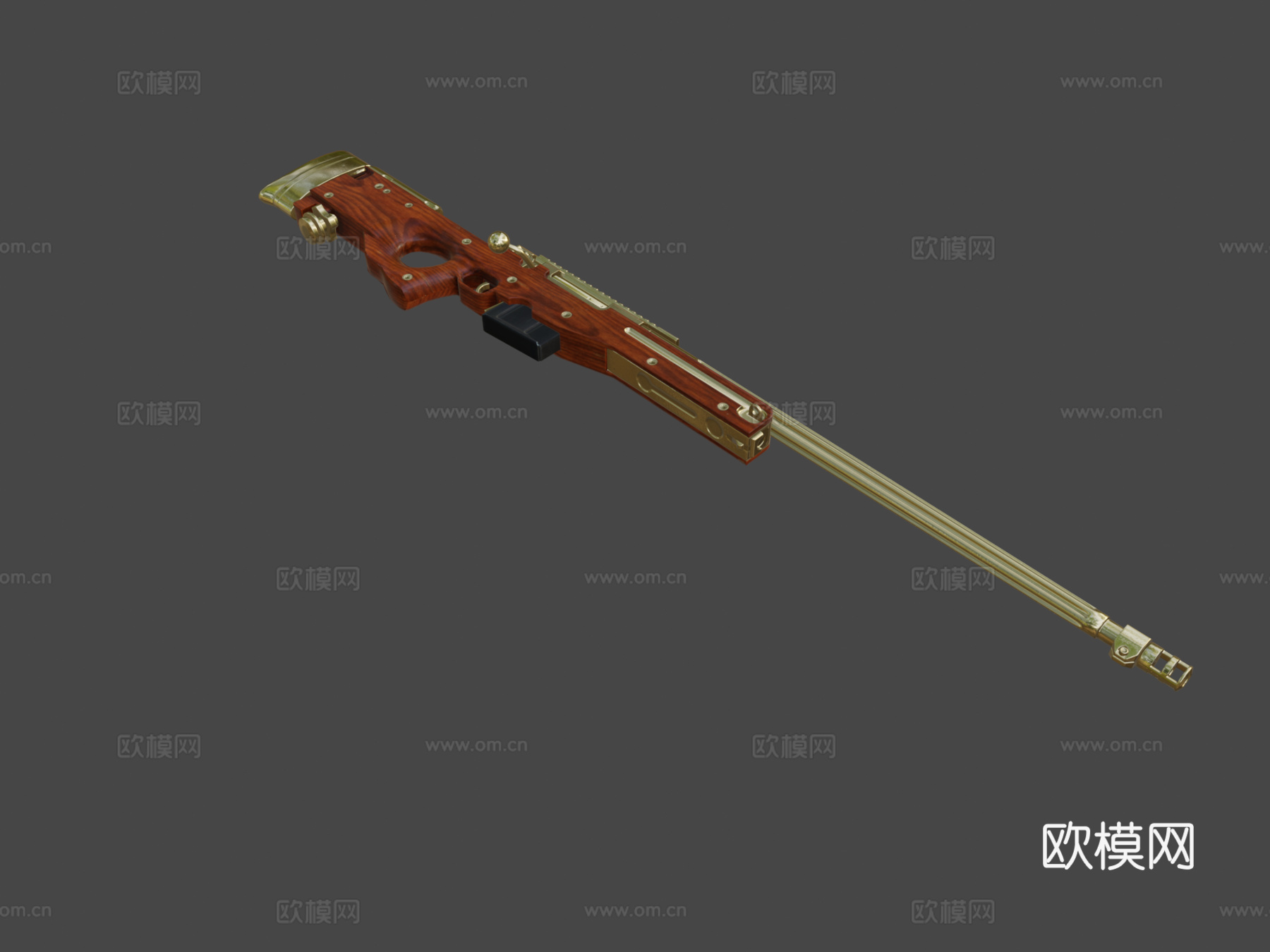 金色板 - AWM - PUBGsu模型