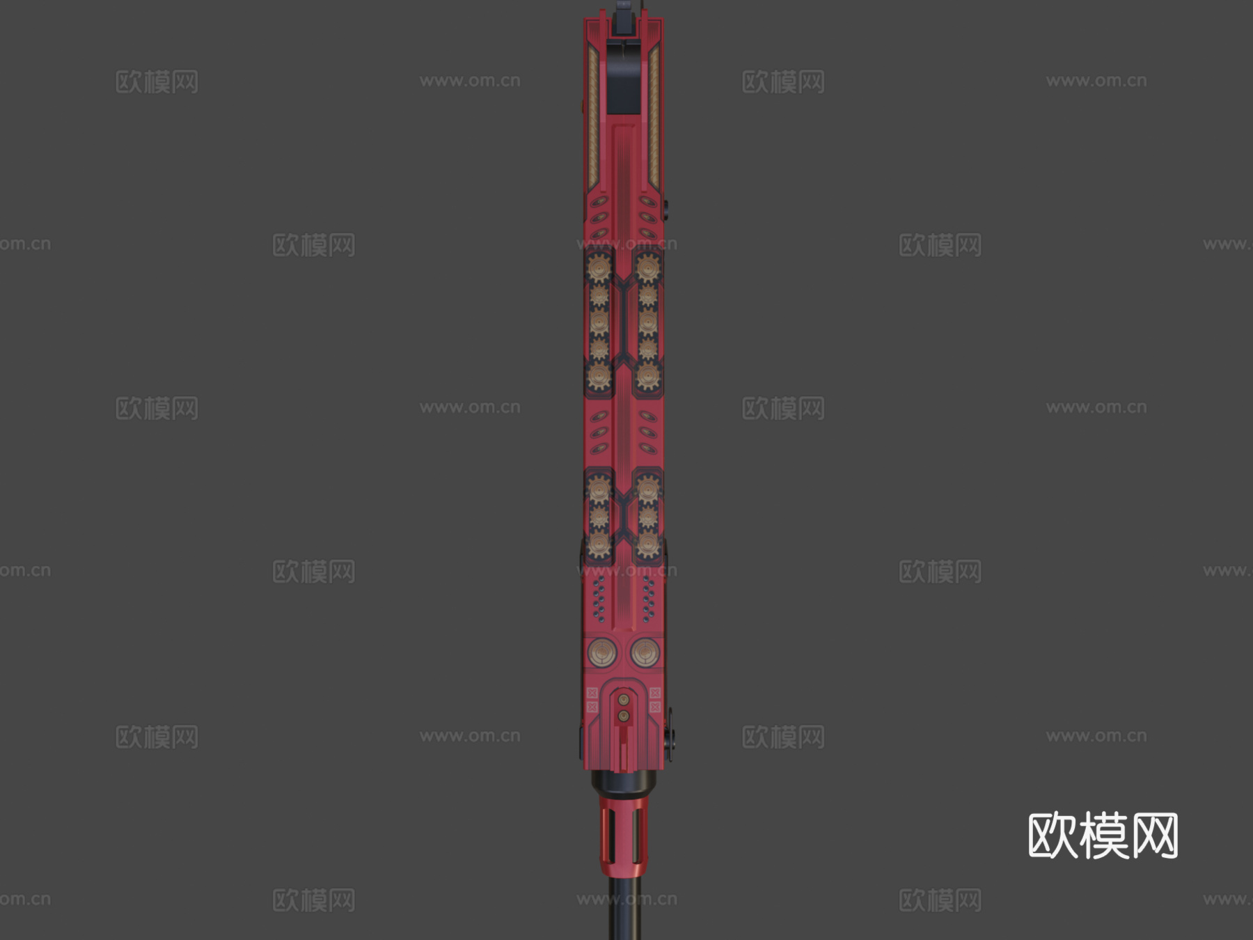 Mag-7 - 构造者（红色）3d模型