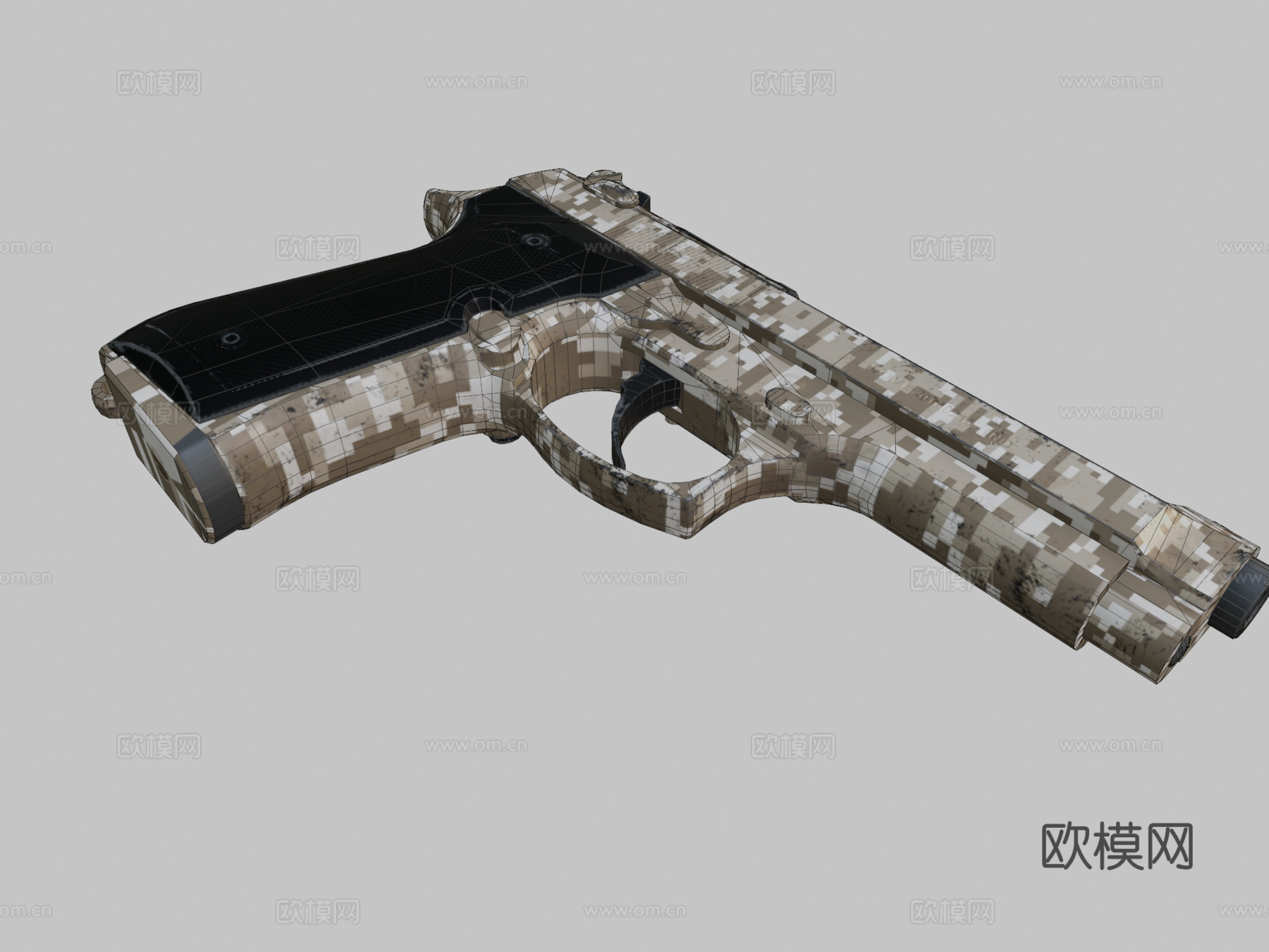 沙漠数字 - P92 - PUBGsu模型