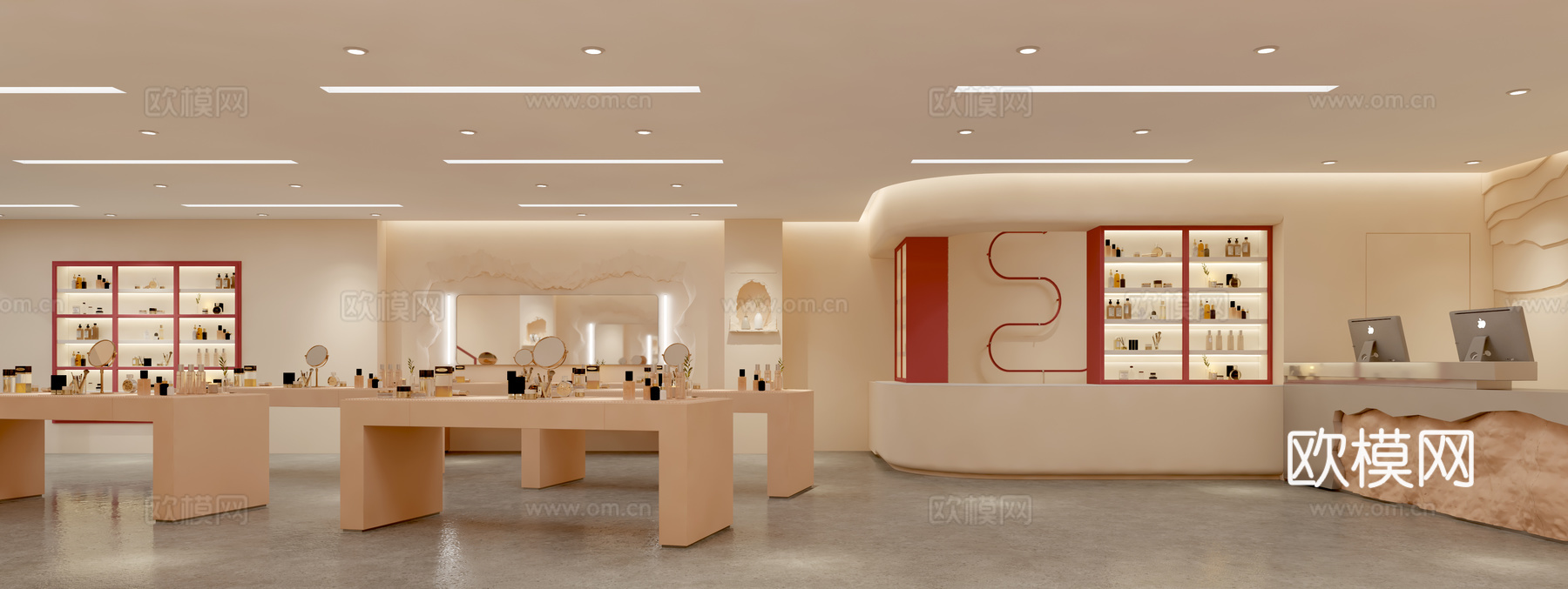 现代化妆品店3d模型