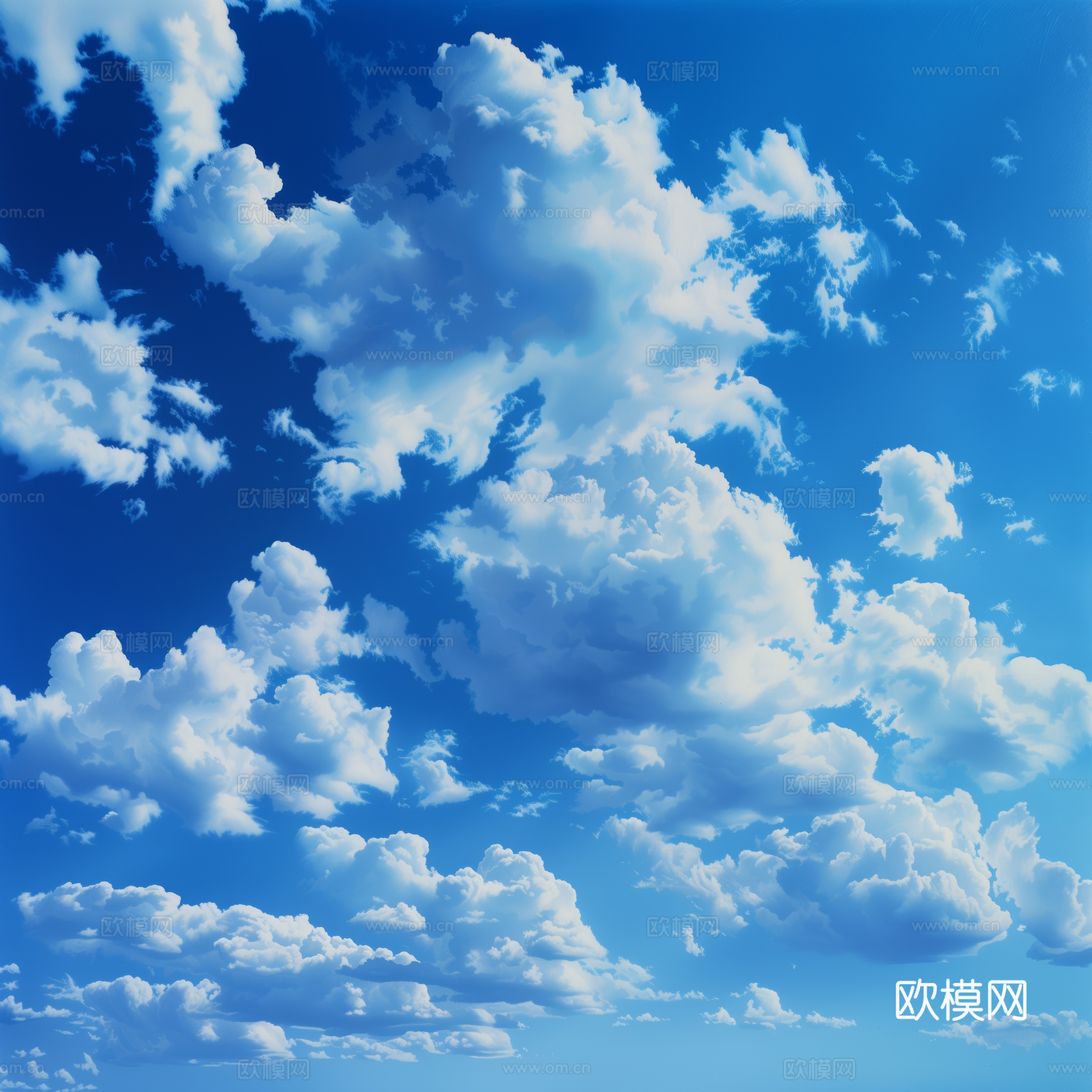 外景天空蓝天白云