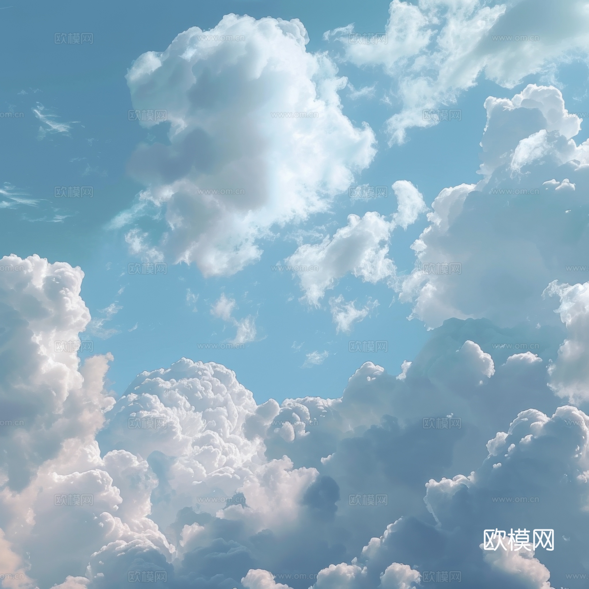 外景天空蓝天白云