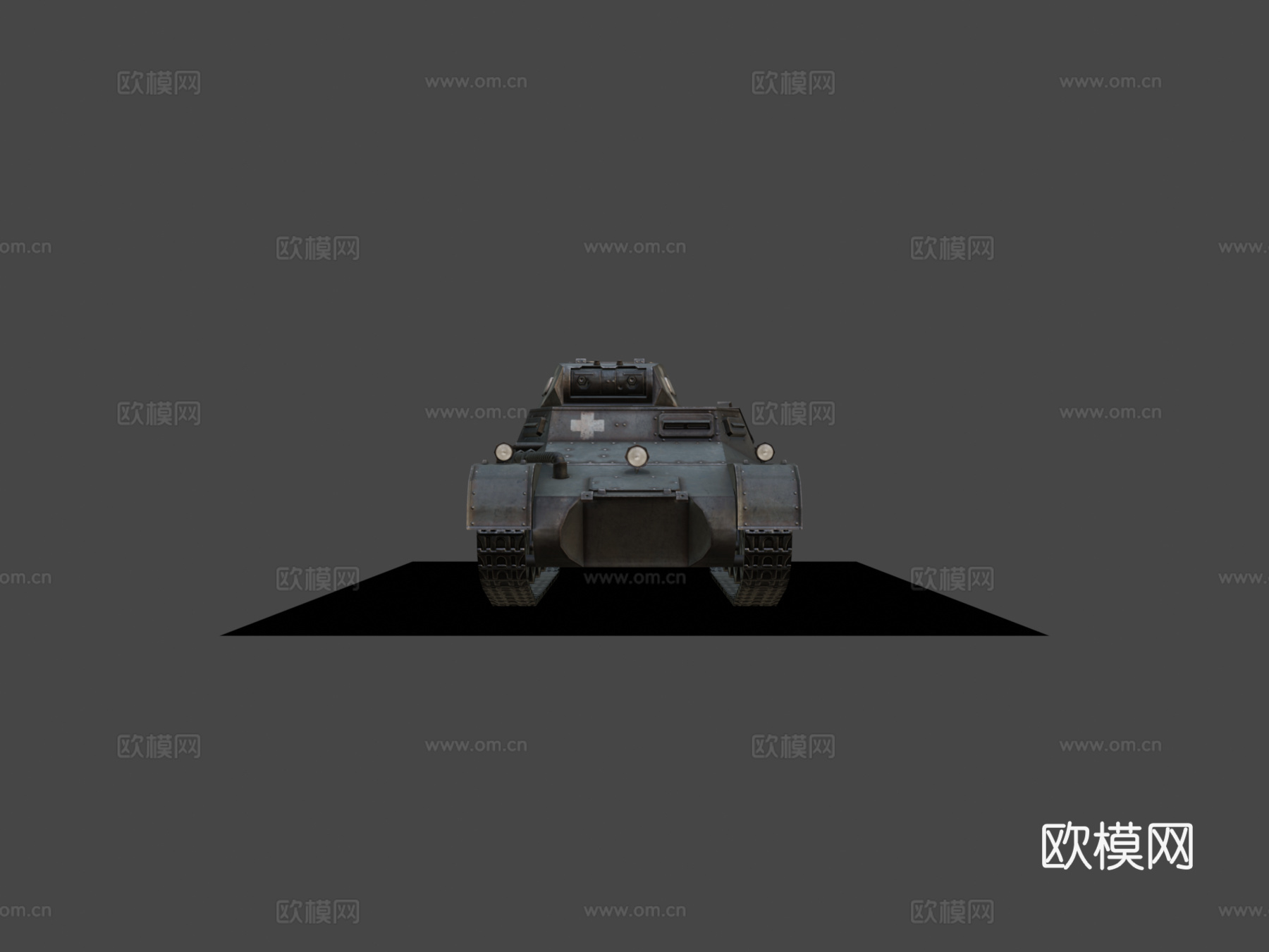 德国轻型坦克潘泽IB（SdKfz 101）3d模型