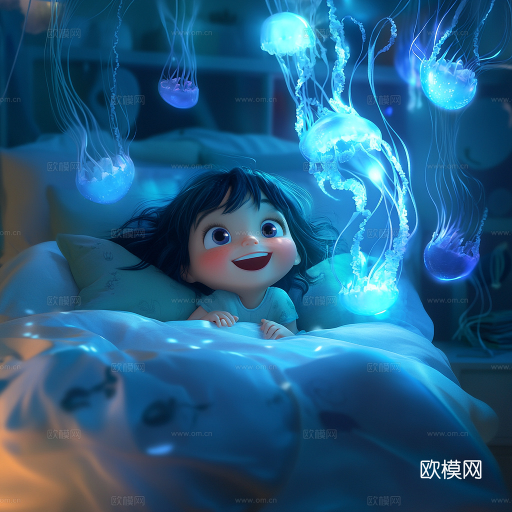 童趣卡通儿童房人物挂画