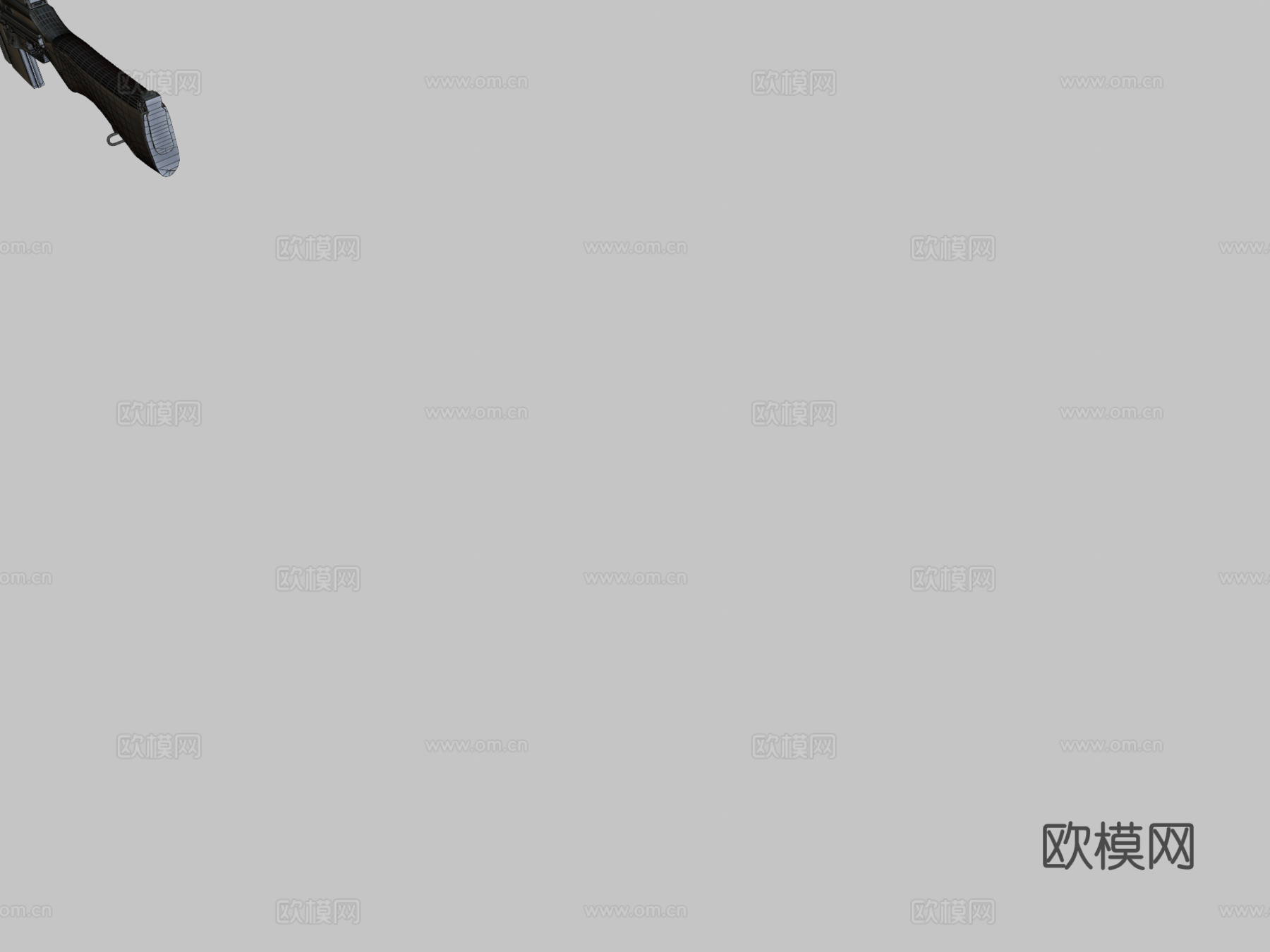 勃朗宁自动步枪M19183d模型