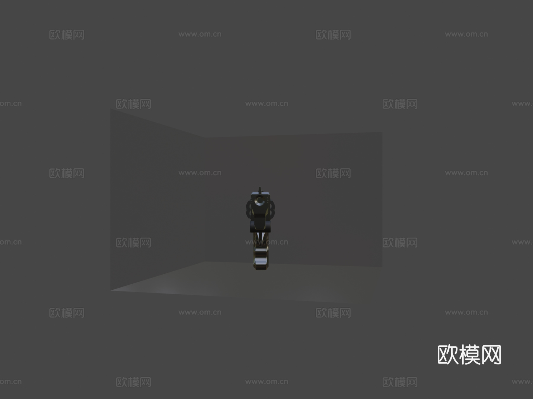 Cgc左轮手枪3d模型