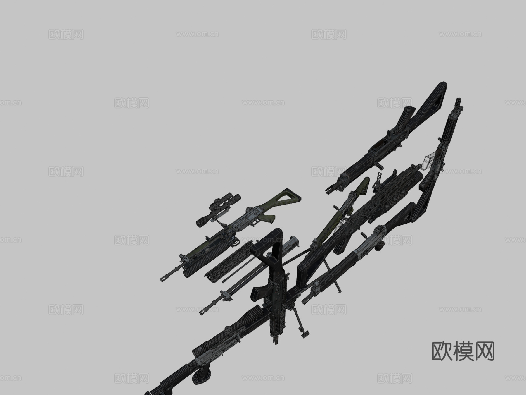 SIG SG550步枪su模型