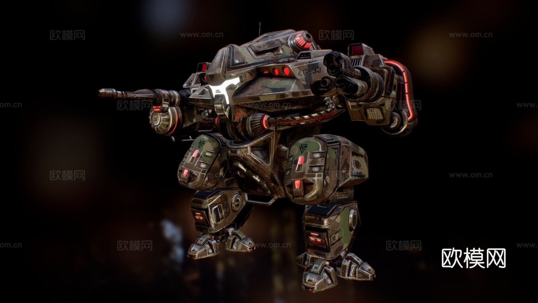 Battlemech G-333d模型