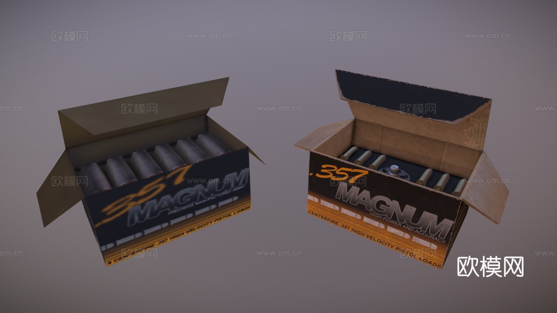 半条命2 .357弹药包3d模型