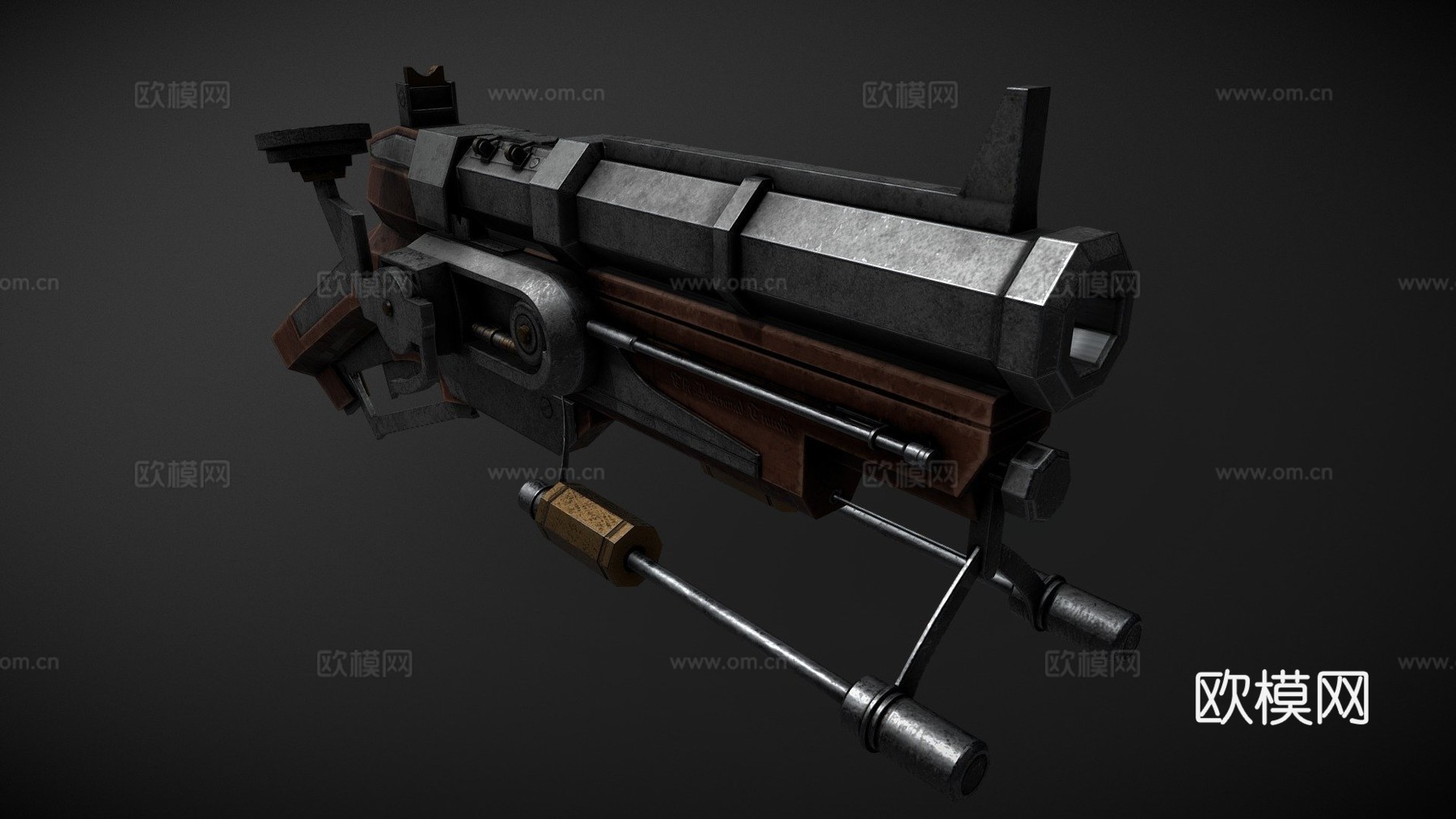 耻辱启发式手枪3d模型