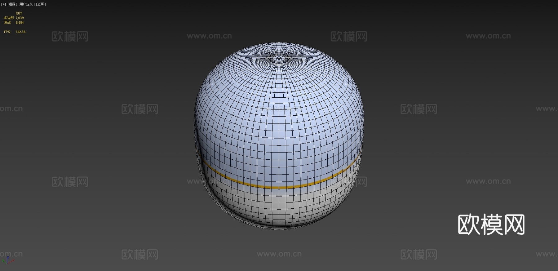科幻手枪，守望先锋风格3d模型