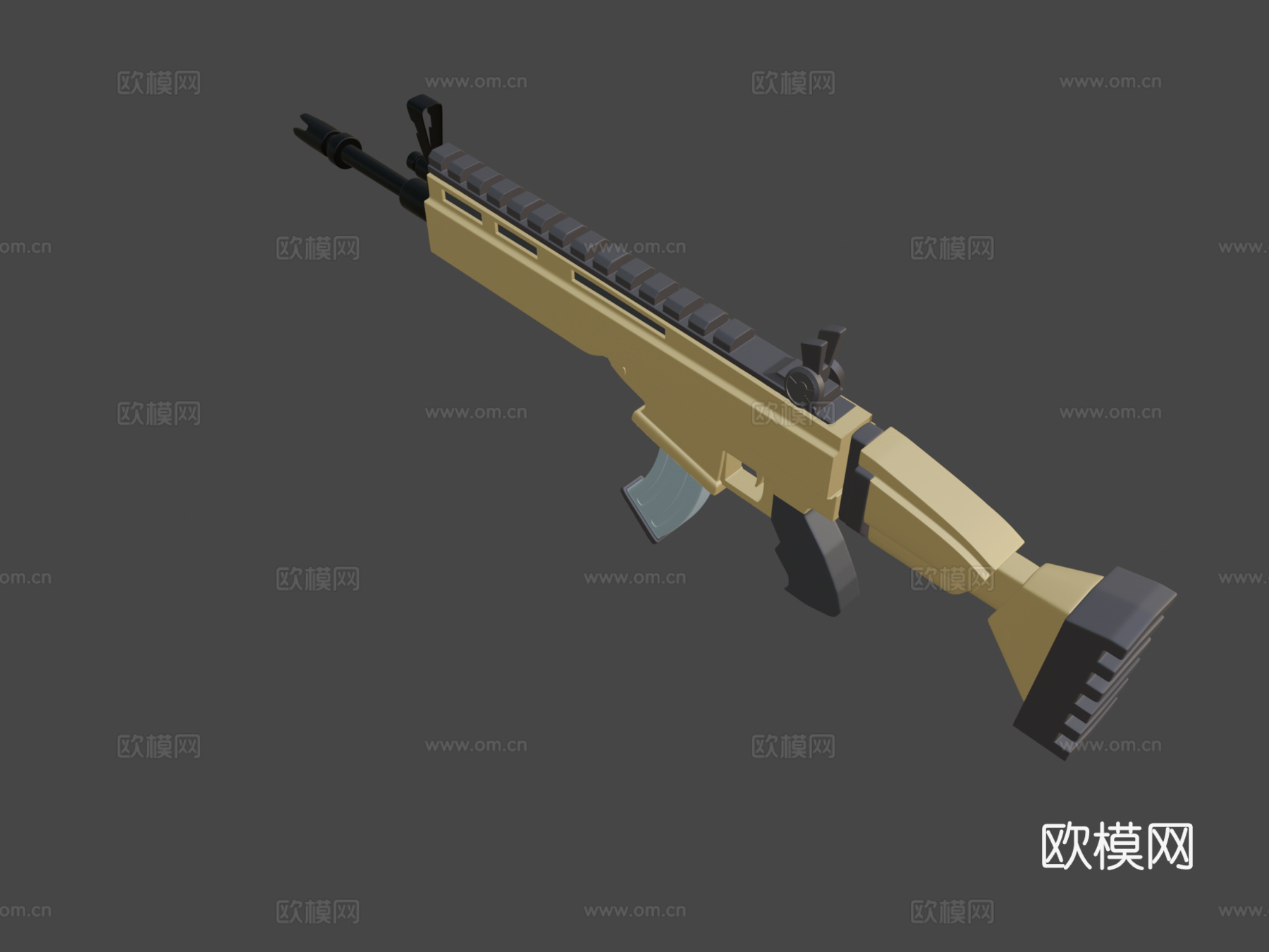 堡垒SCAR-L3d模型