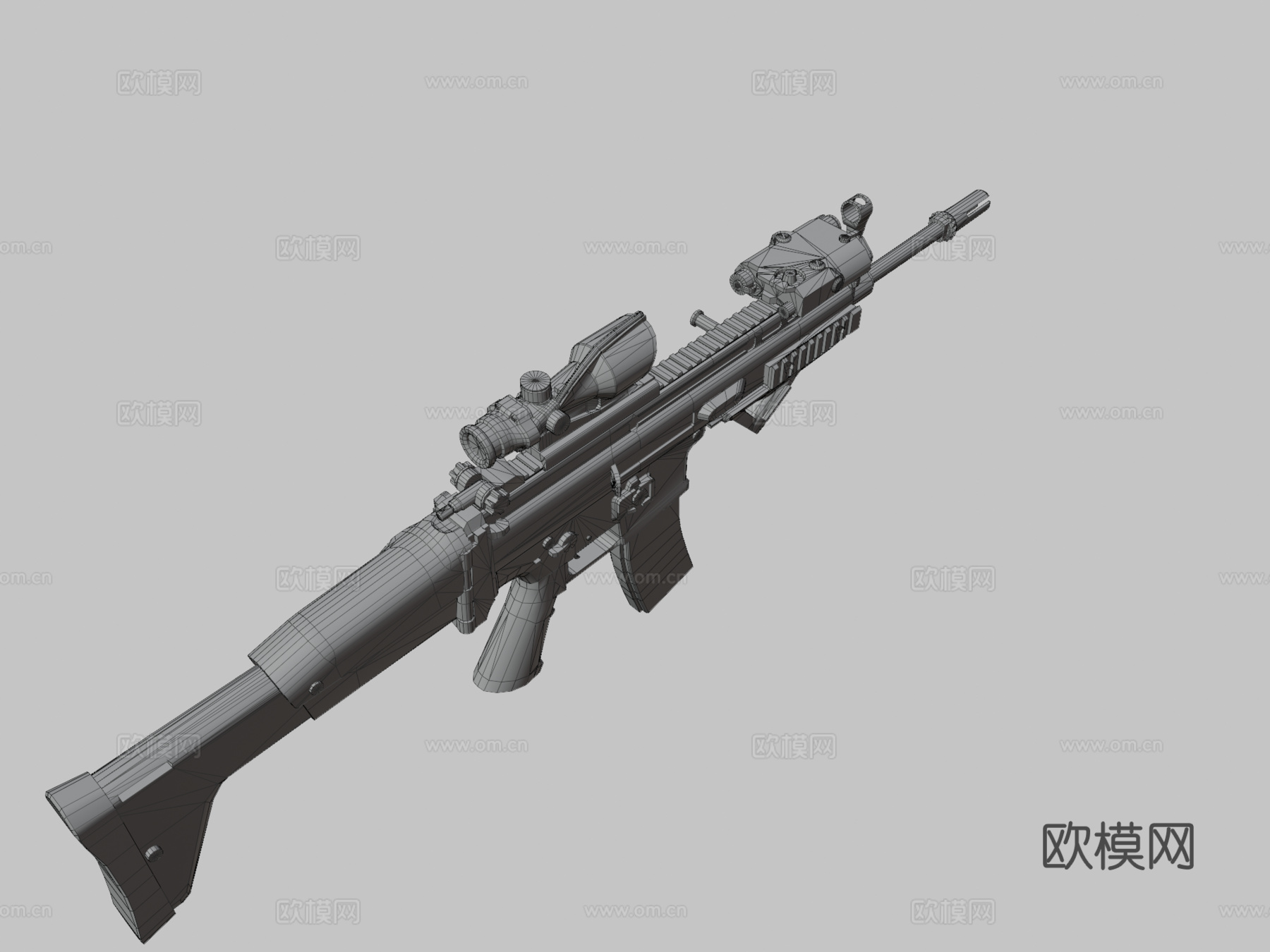 东京Marui SCAR-L3d模型