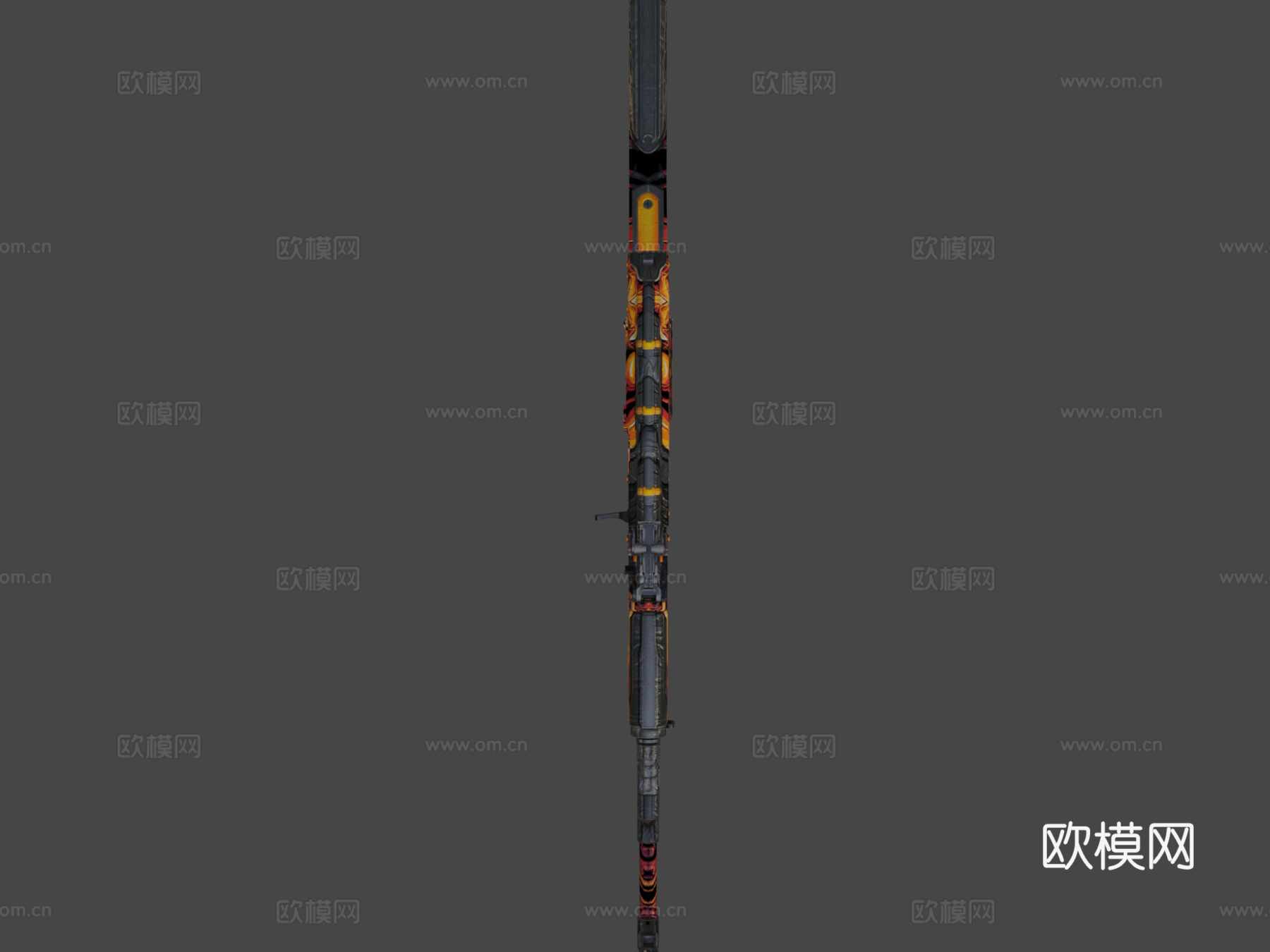 AK-47 - 恶魔3d模型