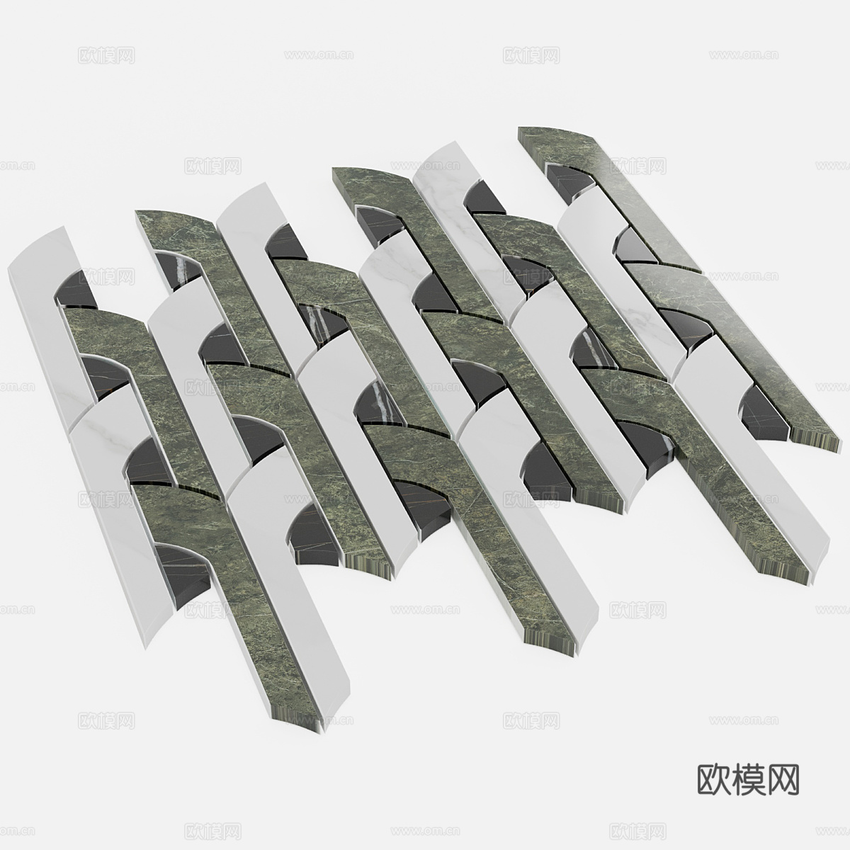 瓷砖 花砖3d模型