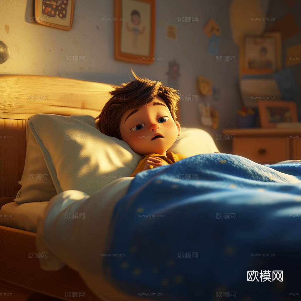 童趣卡通儿童房人物挂画