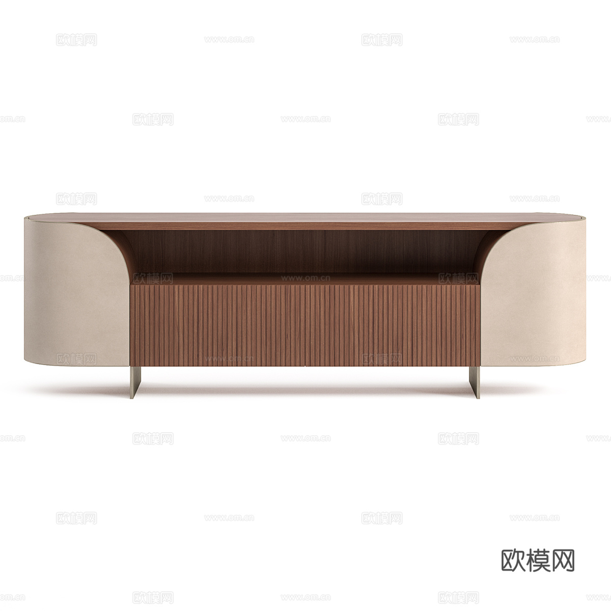 现代意式电视柜3d模型