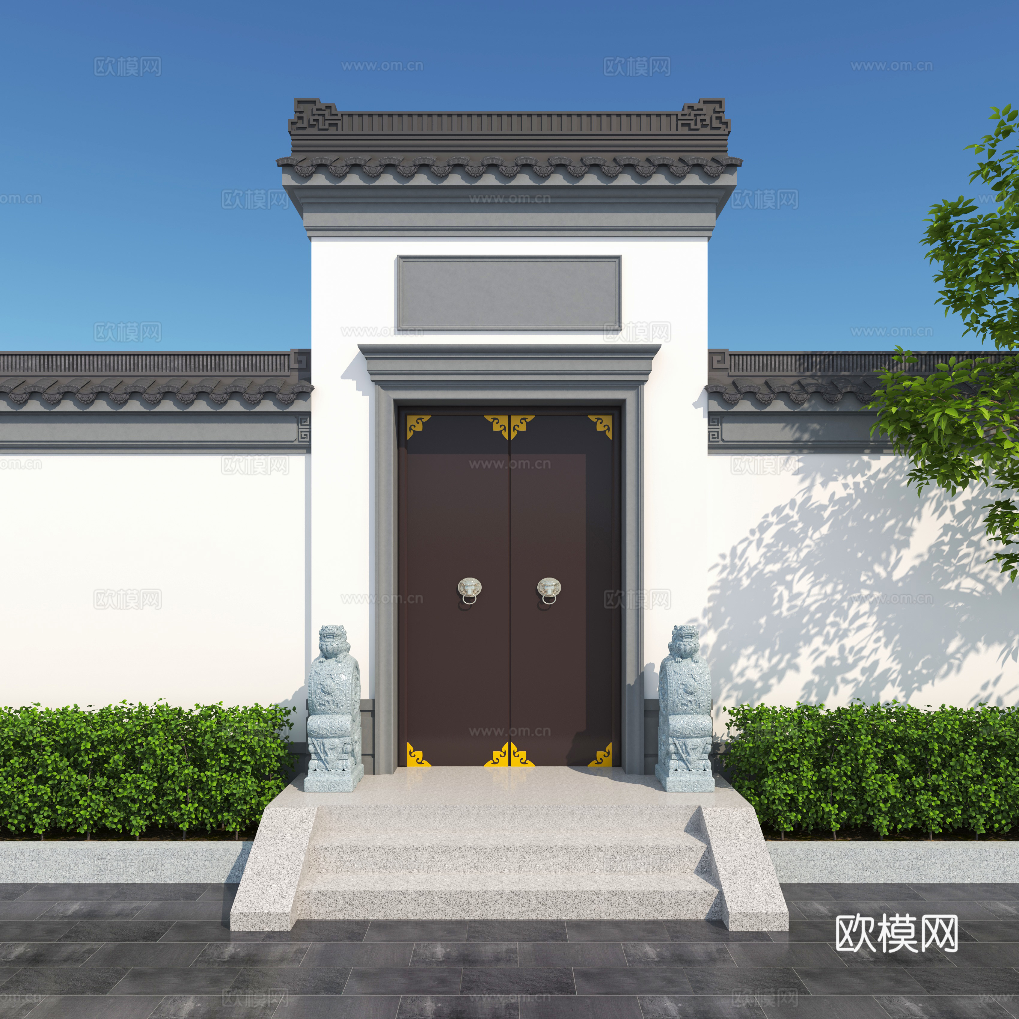 大门 入户门 别墅大门3d模型