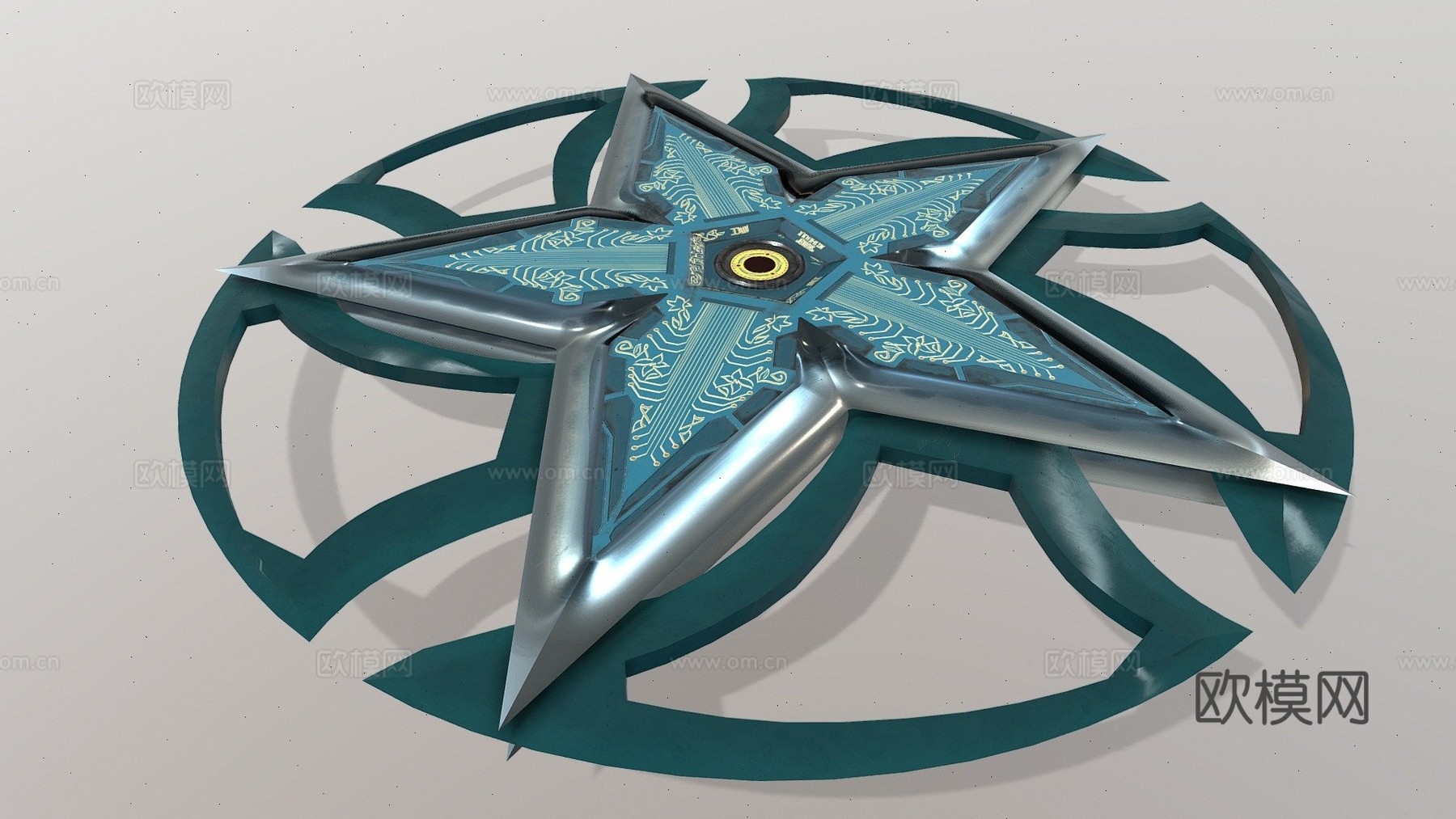 手里剑3d模型