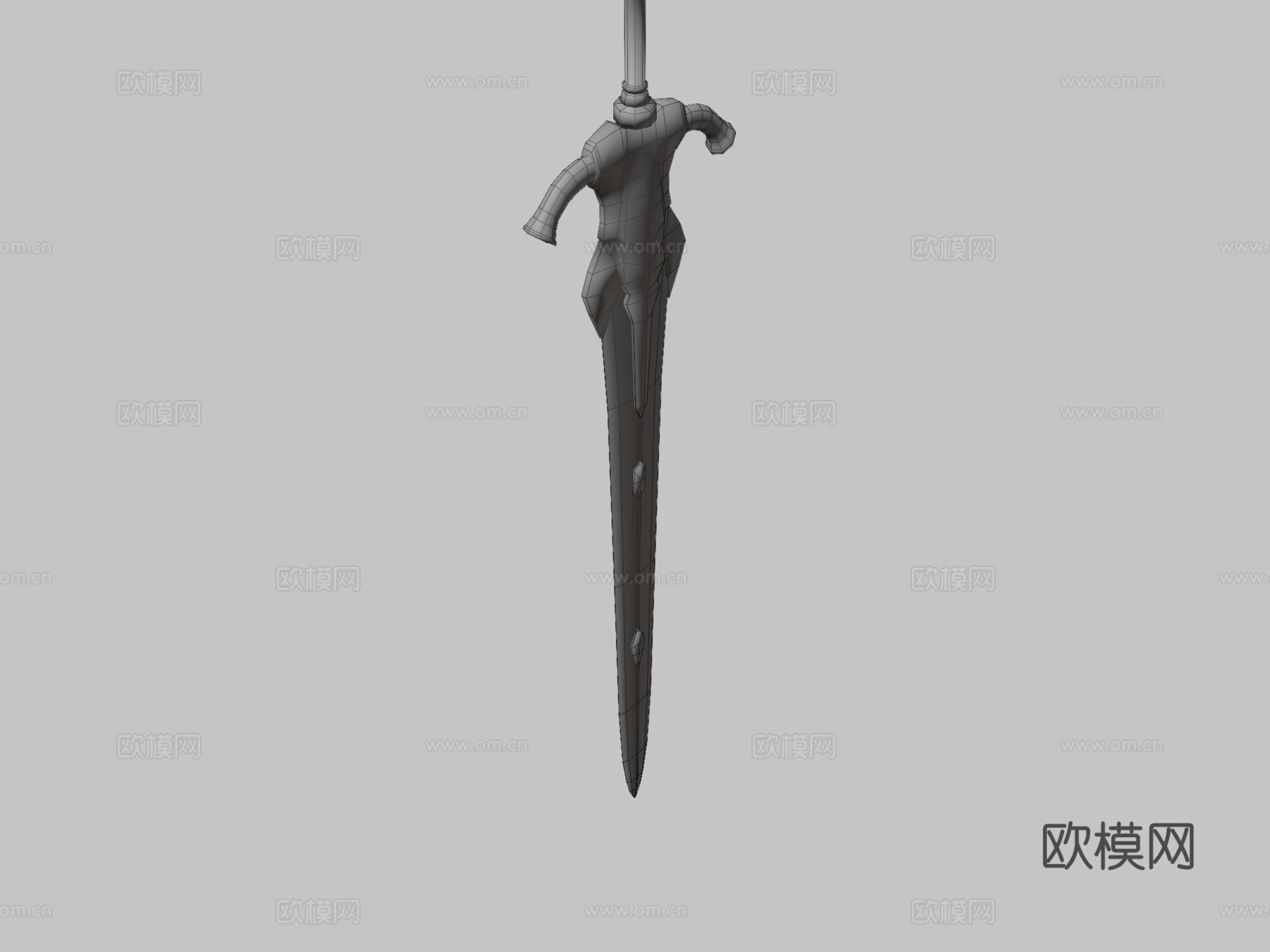 阿尔特留斯大剑3d模型