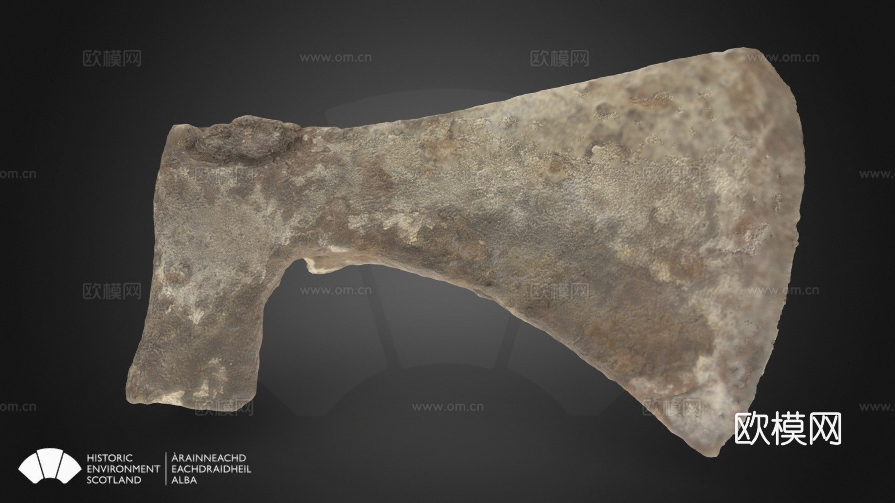 樵夫斧头,卡尔拉沃克城堡3d模型