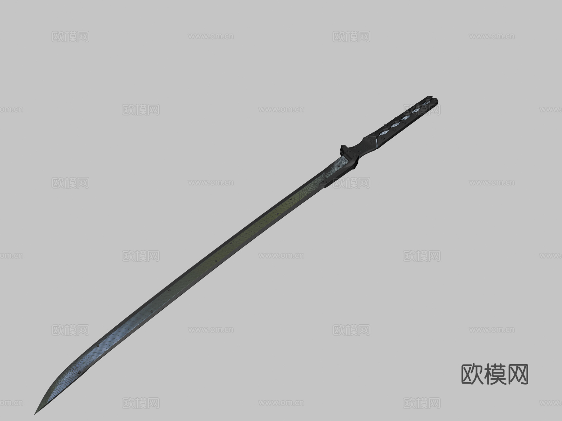 高频刀3d模型