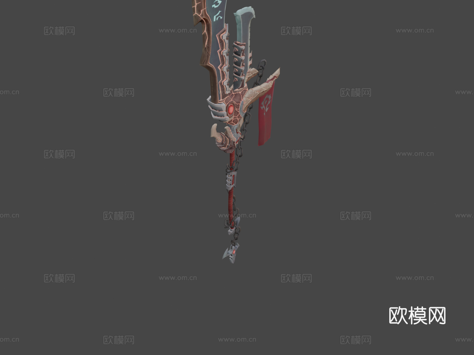 瓦拉斯塔兹重铸战锤3d模型