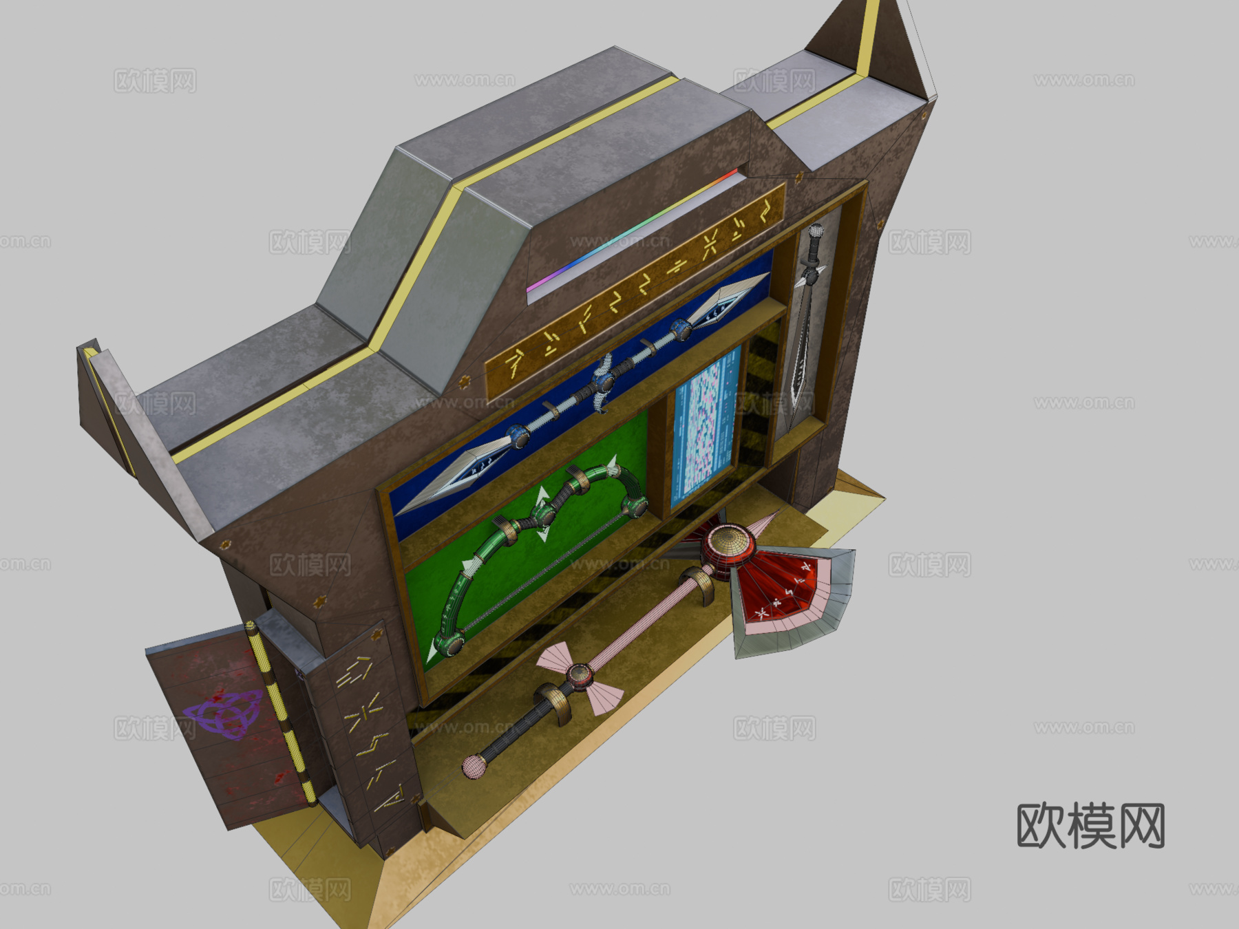 复合资产-Tek的武器柜3d模型