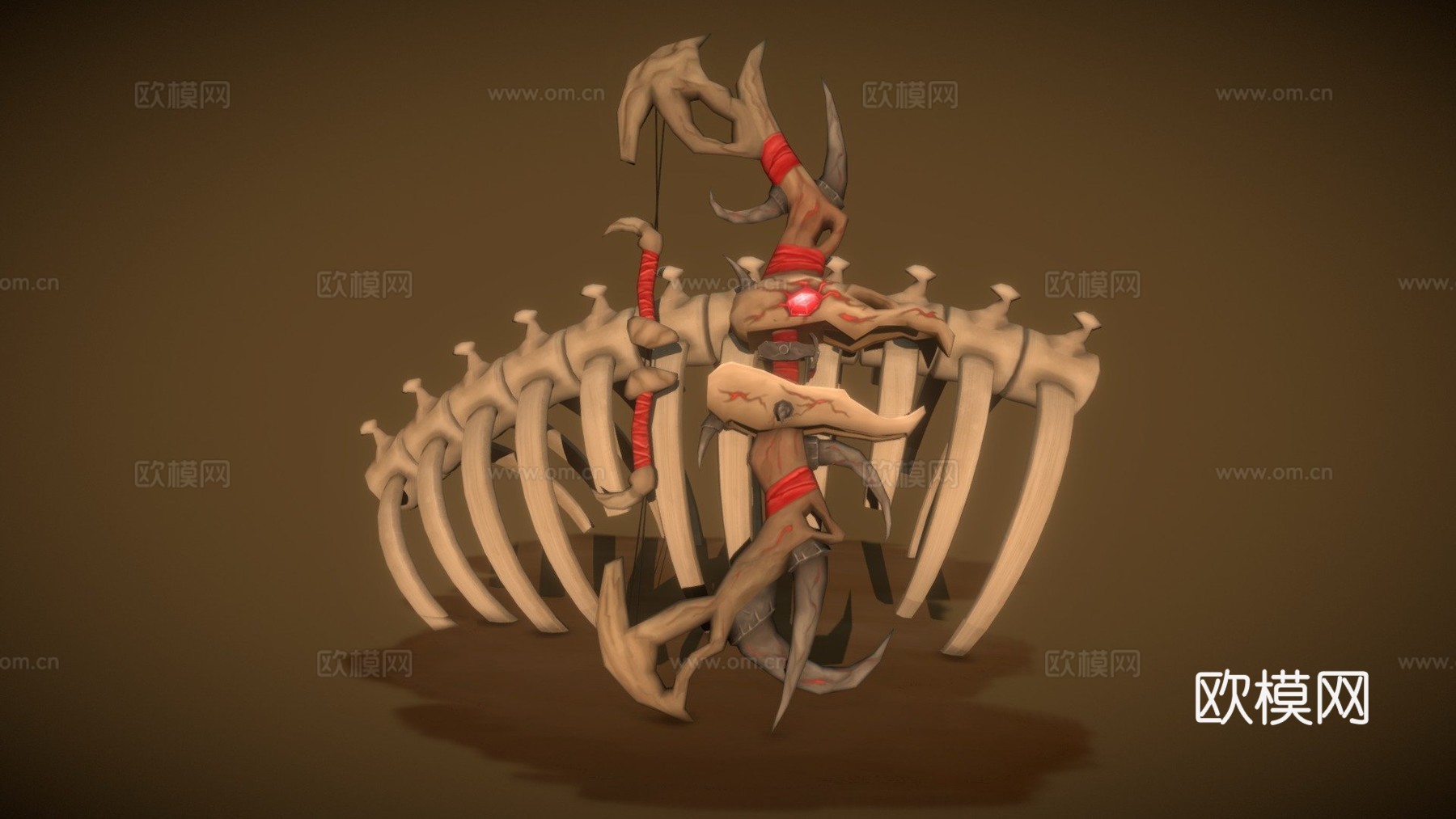 野兽克星3d模型