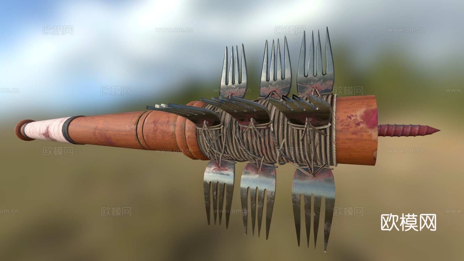 桌腿近战武器_维尔波特_弗里德尔_2DAE5su模型