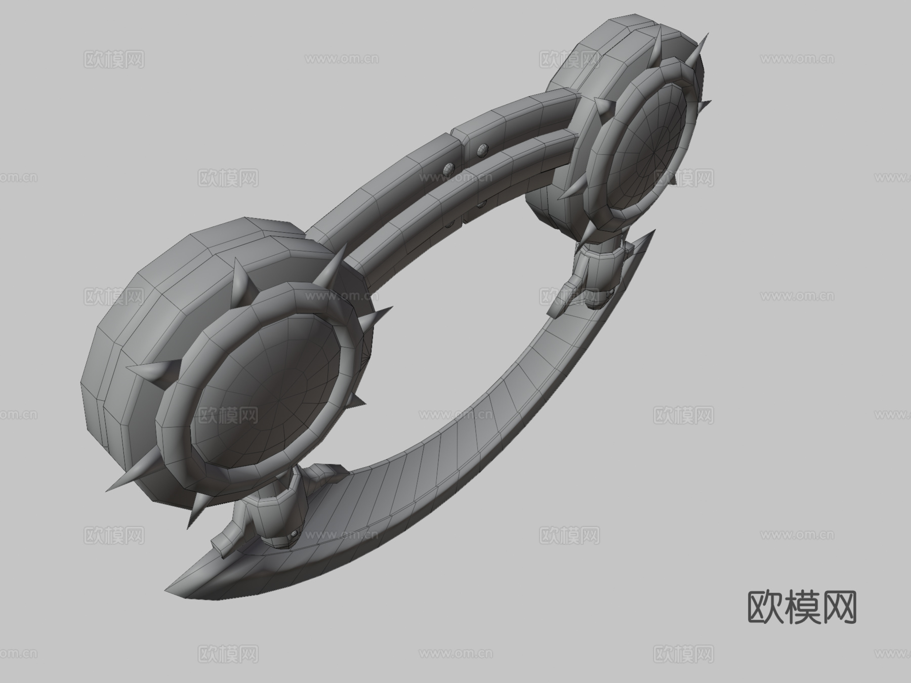 锯刃3d模型