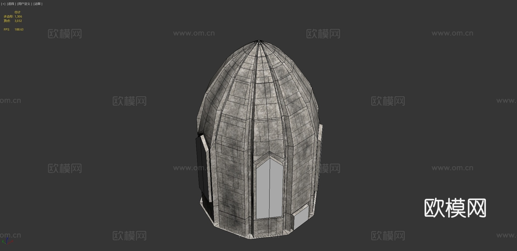 时光神殿_大师之剑su模型